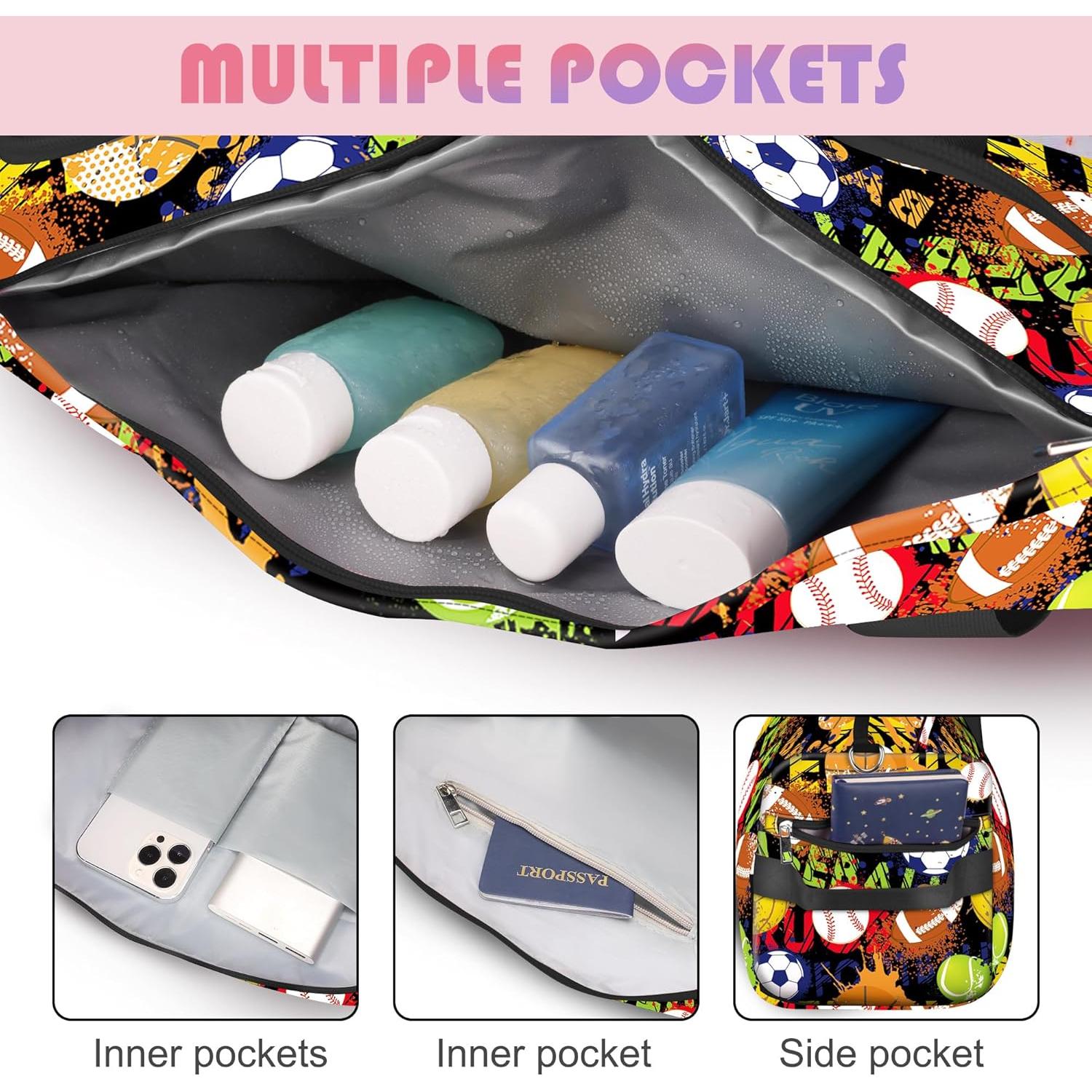 Bolsa de Deporte para Niños RLGPBON con Compartimento Húmedo