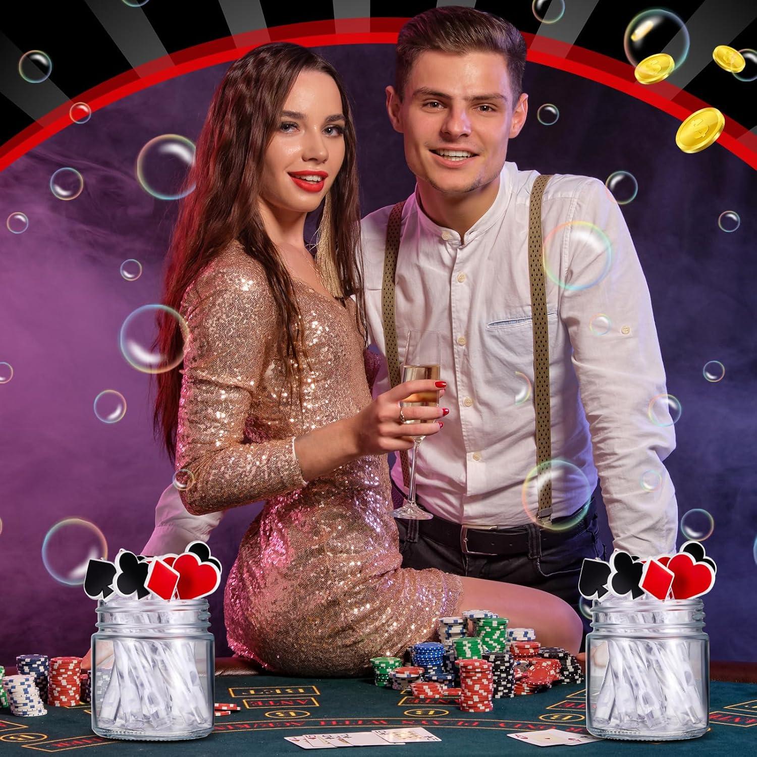 24 Varitas de Burbujas Casino Rotatingpals 9.91 cm