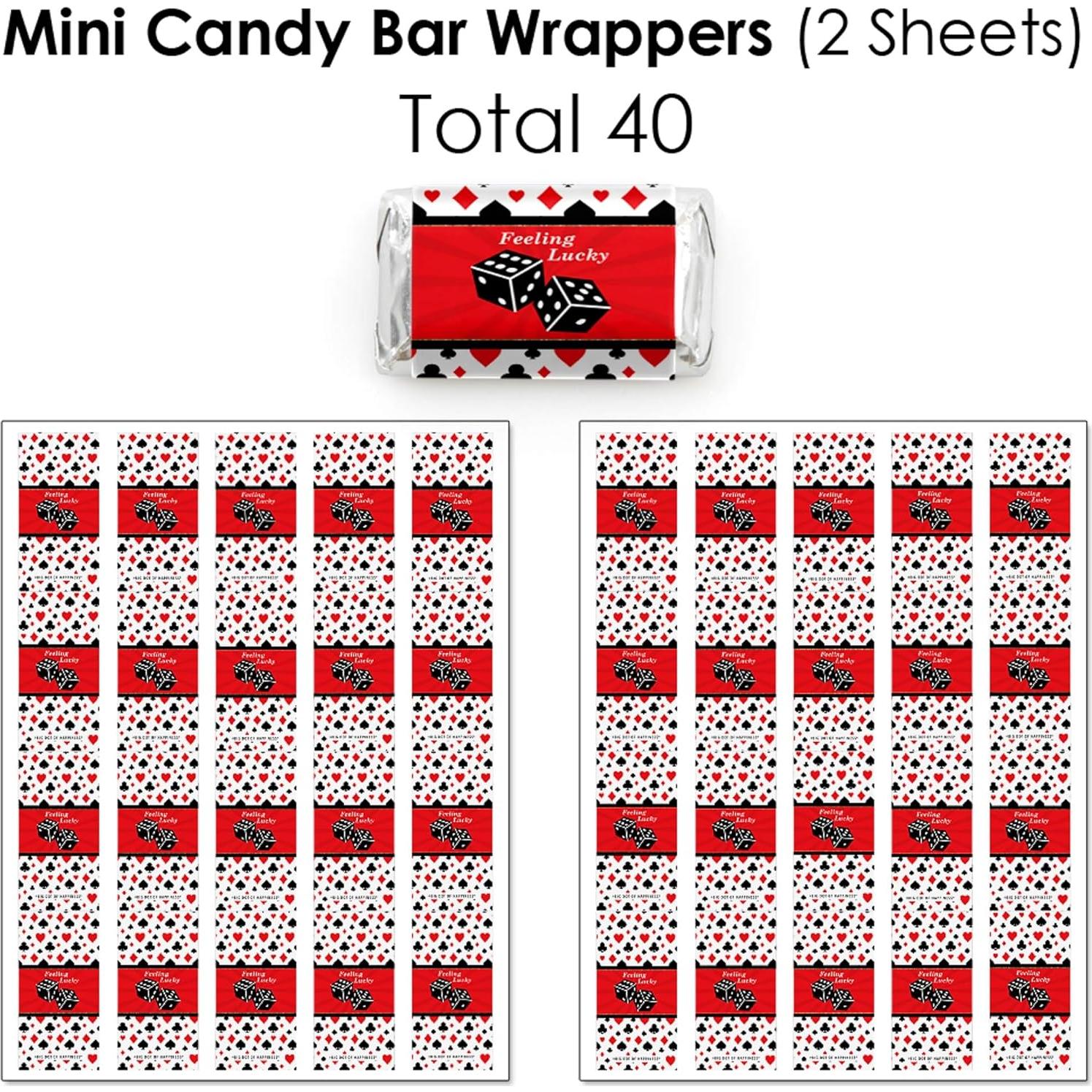 Kit de Etiquetas para Caramelos Las Vegas - 304 Piezas