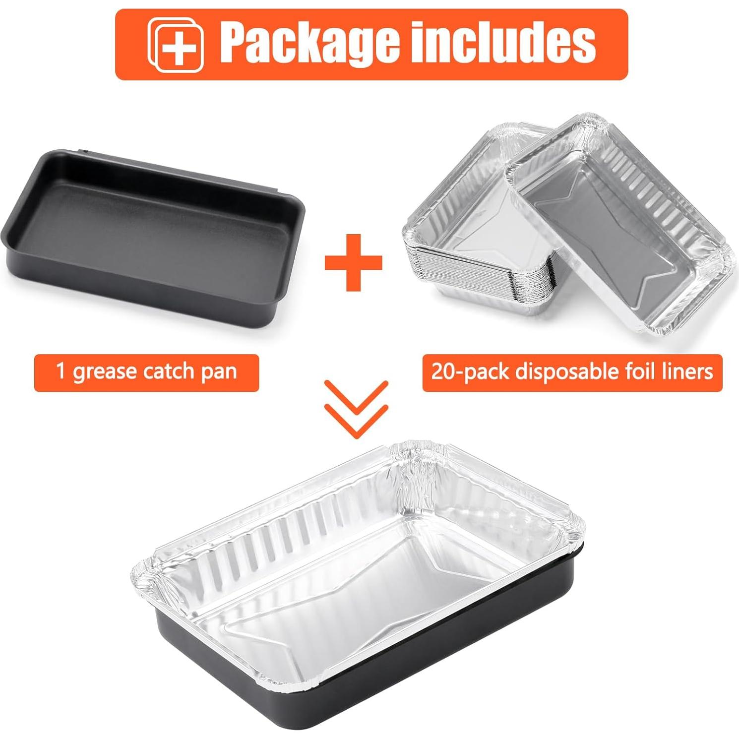 Bandeja de Captura QuliMetal 93305 para Parrillas Weber 21.8 cm