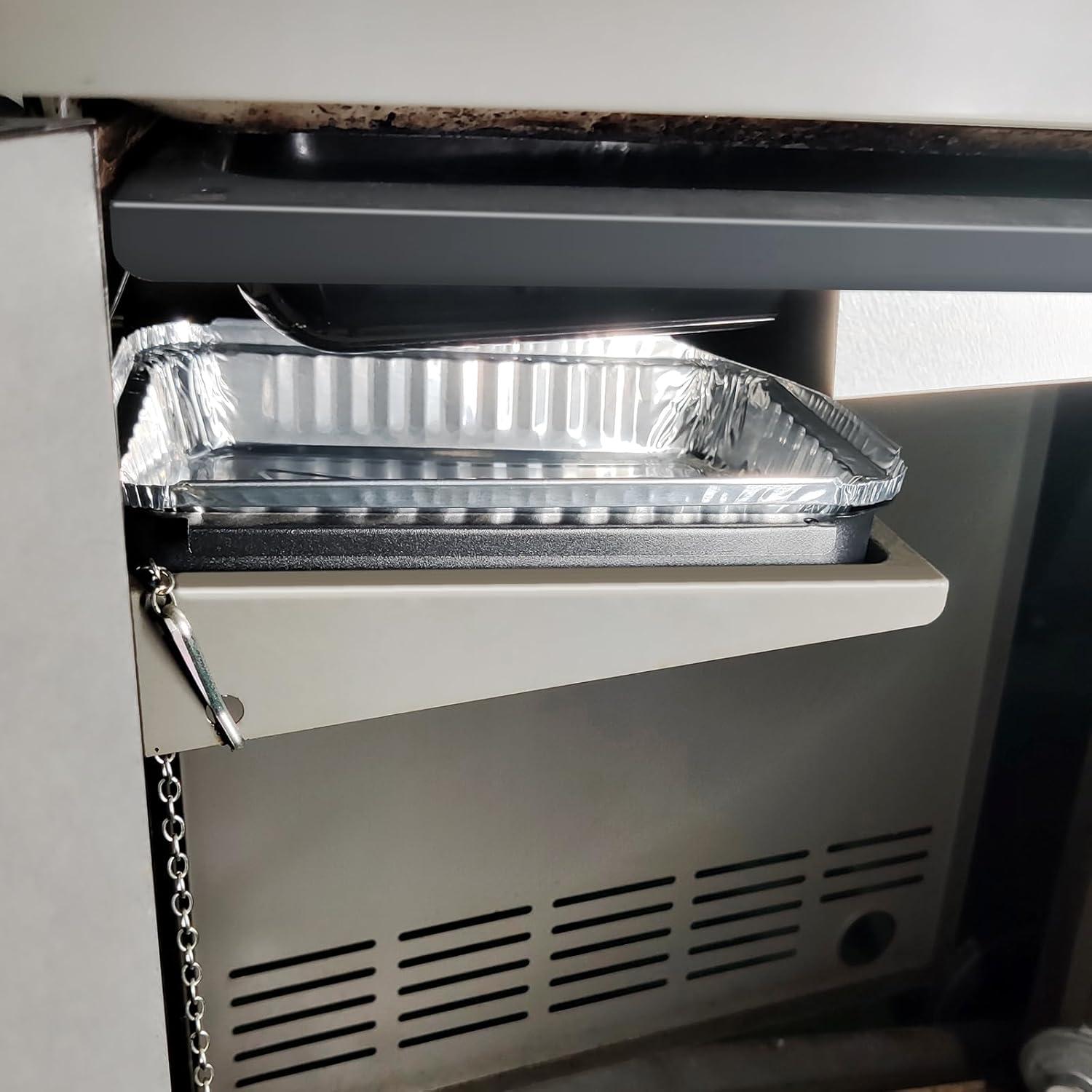 Bandeja de Captura QuliMetal 93305 para Parrillas Weber 21.8 cm