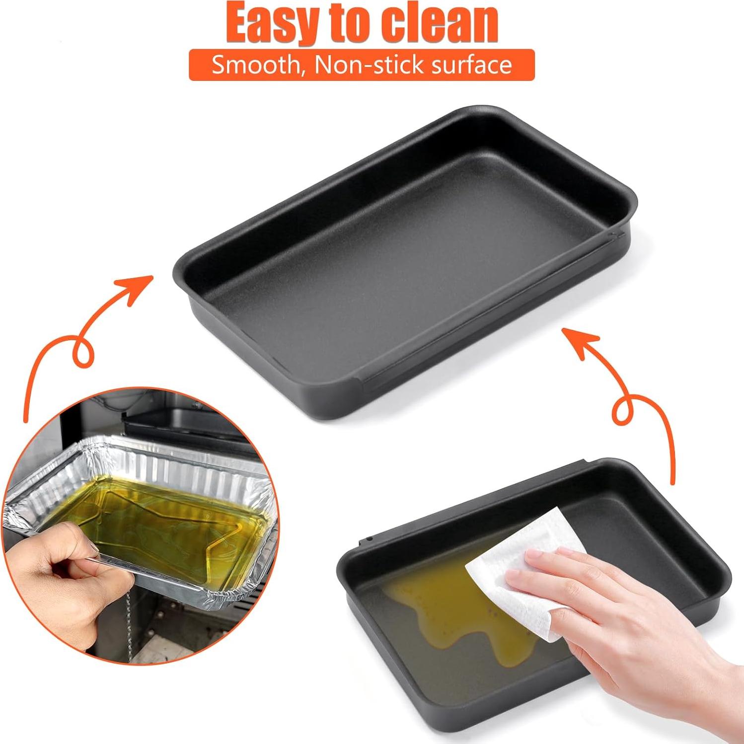 Bandeja de Captura QuliMetal 93305 para Parrillas Weber 21.8 cm