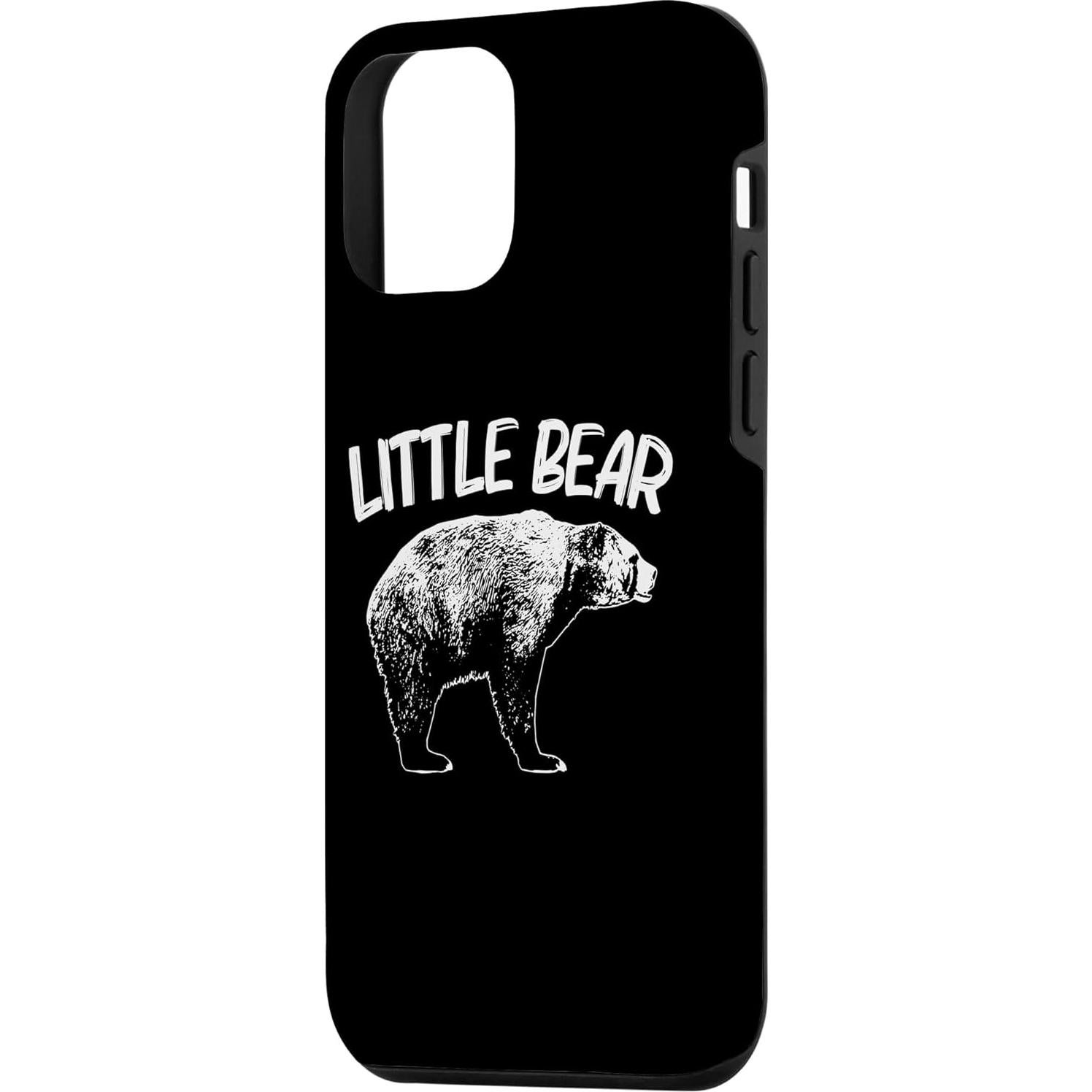 Funda para iPhone 12 mini Oso Divertido Camping 19.7x12.1cm