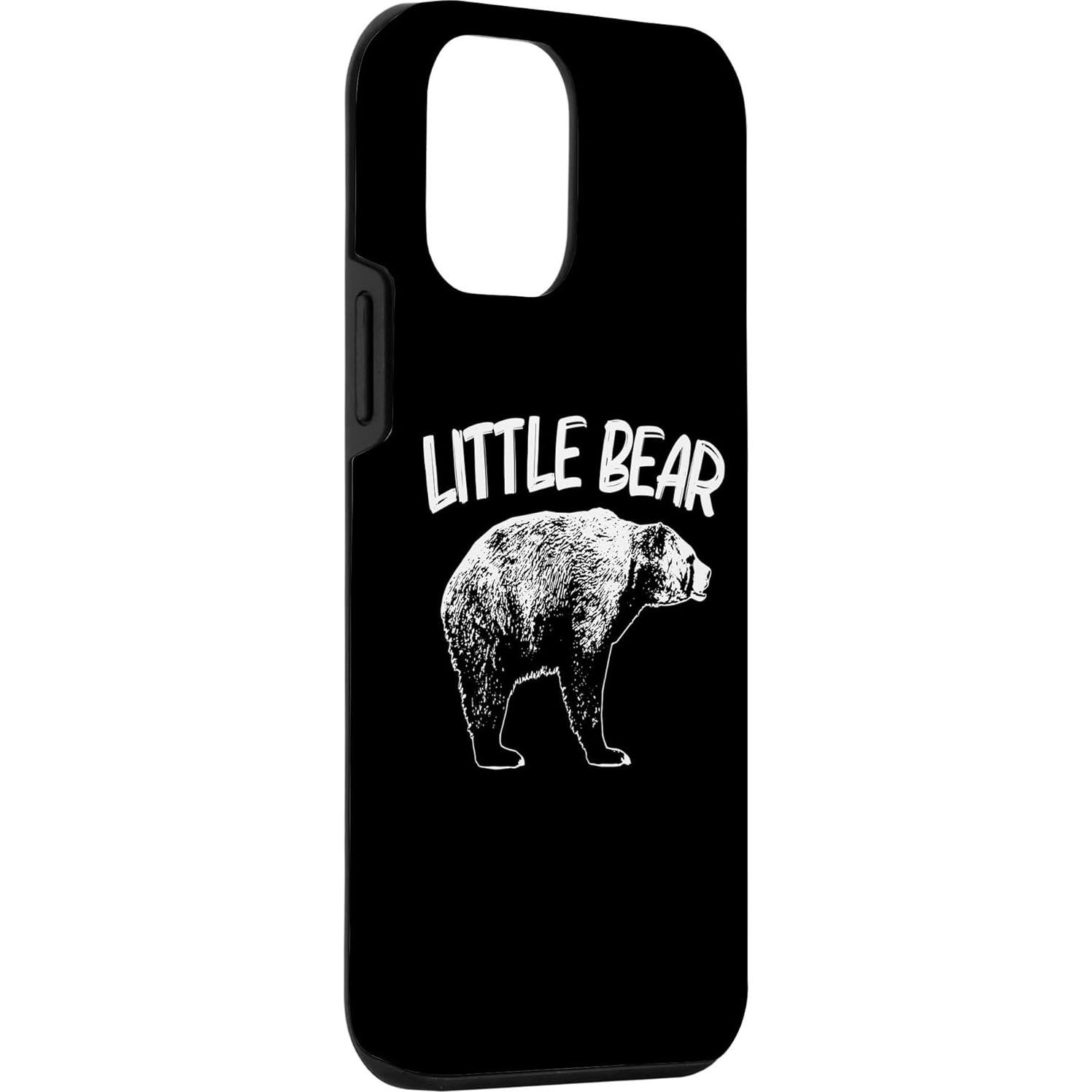 Funda para iPhone 12 mini Oso Divertido Camping 19.7x12.1cm