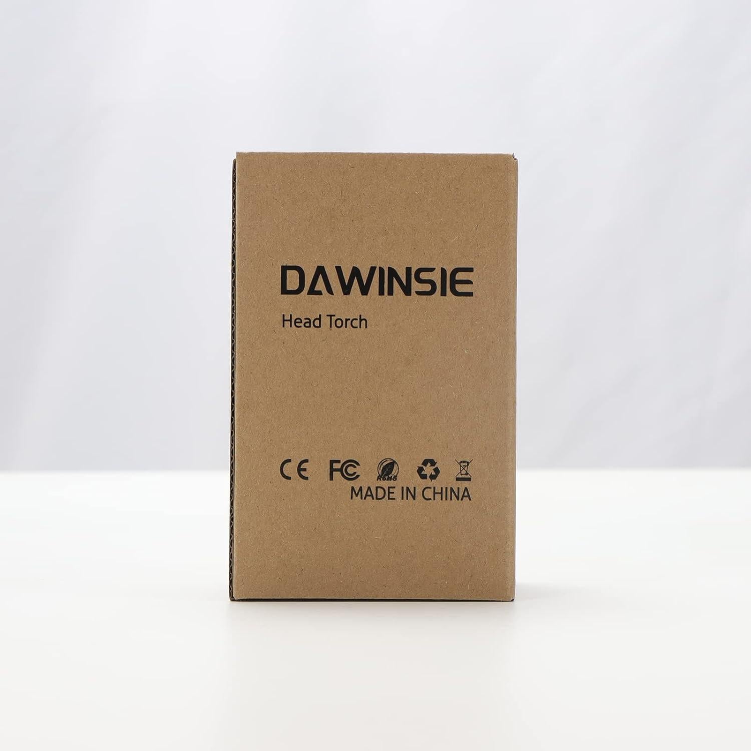 Linterna Frontal LED Recargable DAWINSIE 230° 5 Modos Negro