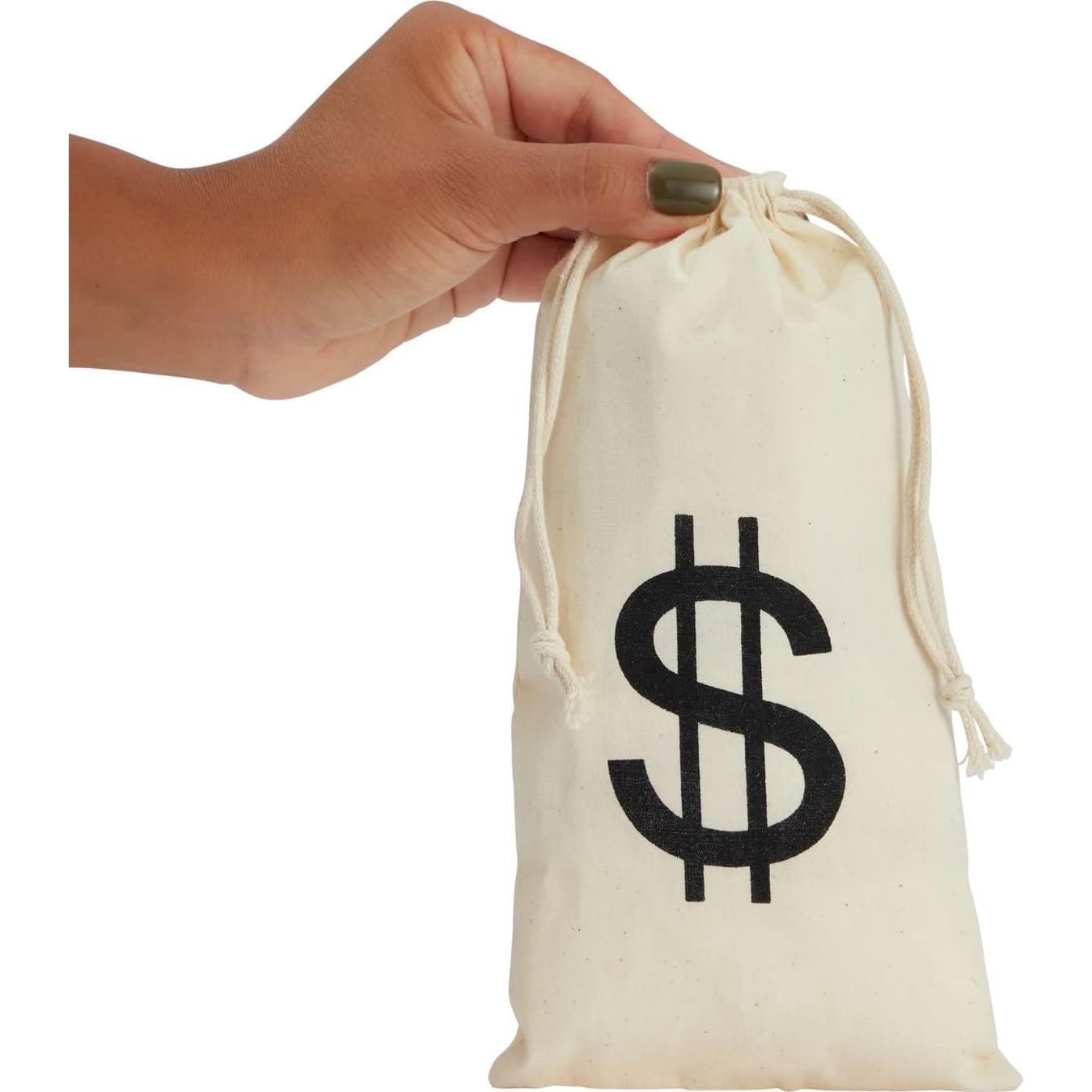 Bolsas de Dinero Juvale 12 Piezas para Fiestas de Casino