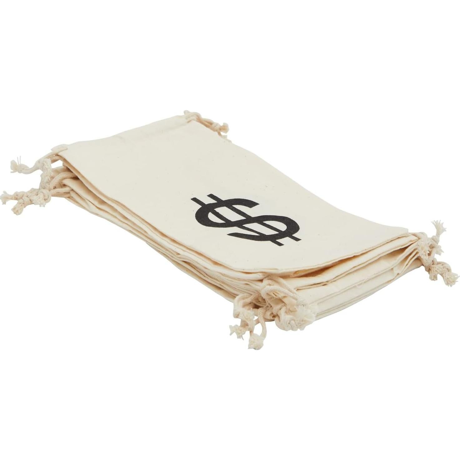 Bolsas de Dinero Juvale 12 Piezas para Fiestas de Casino