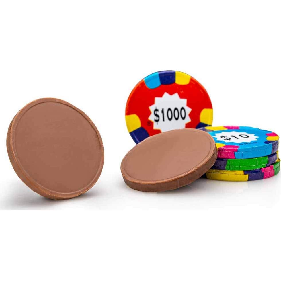 Fichas de Póker de Chocolate Madelaine 226g Premium