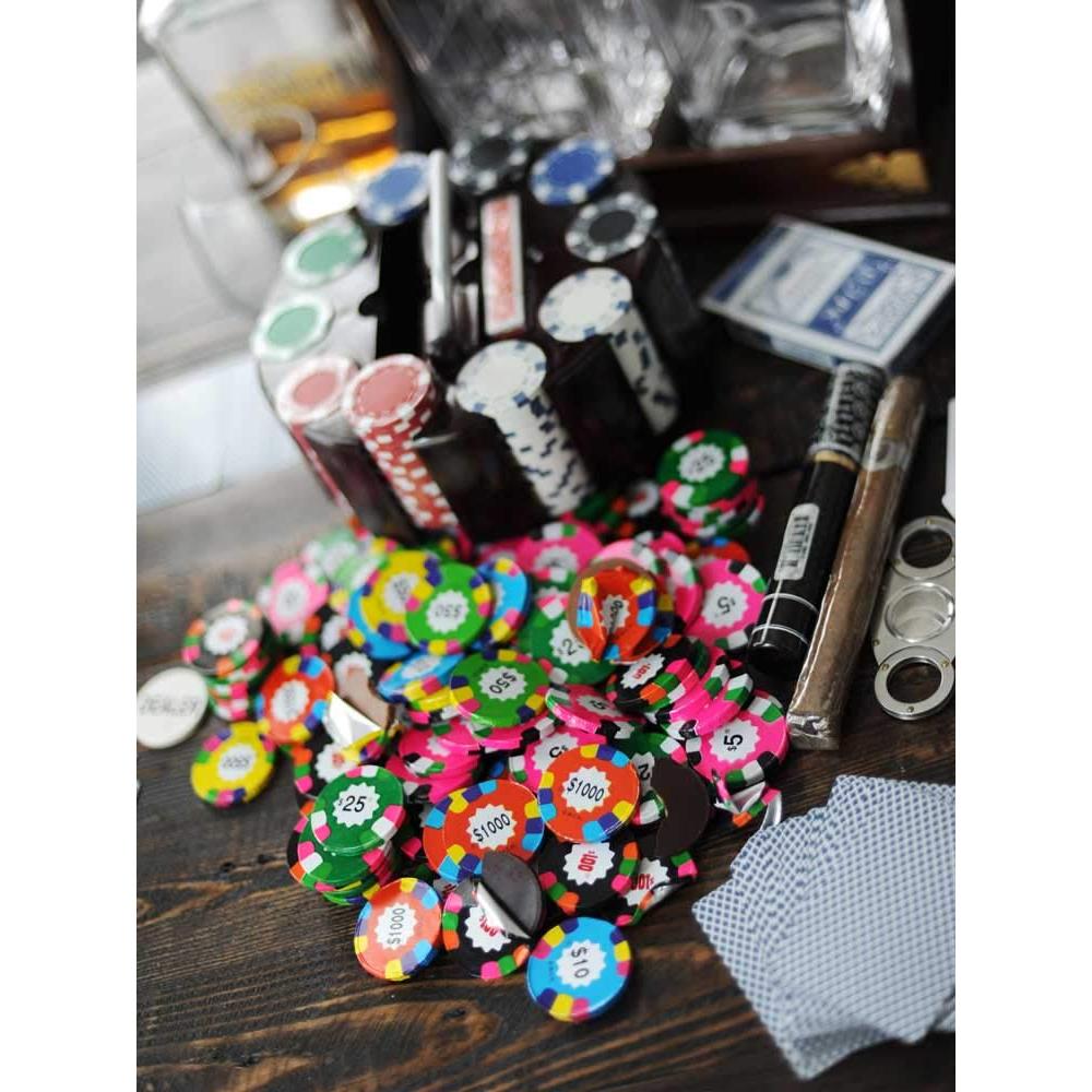 Fichas de Póker de Chocolate Madelaine 226g Premium