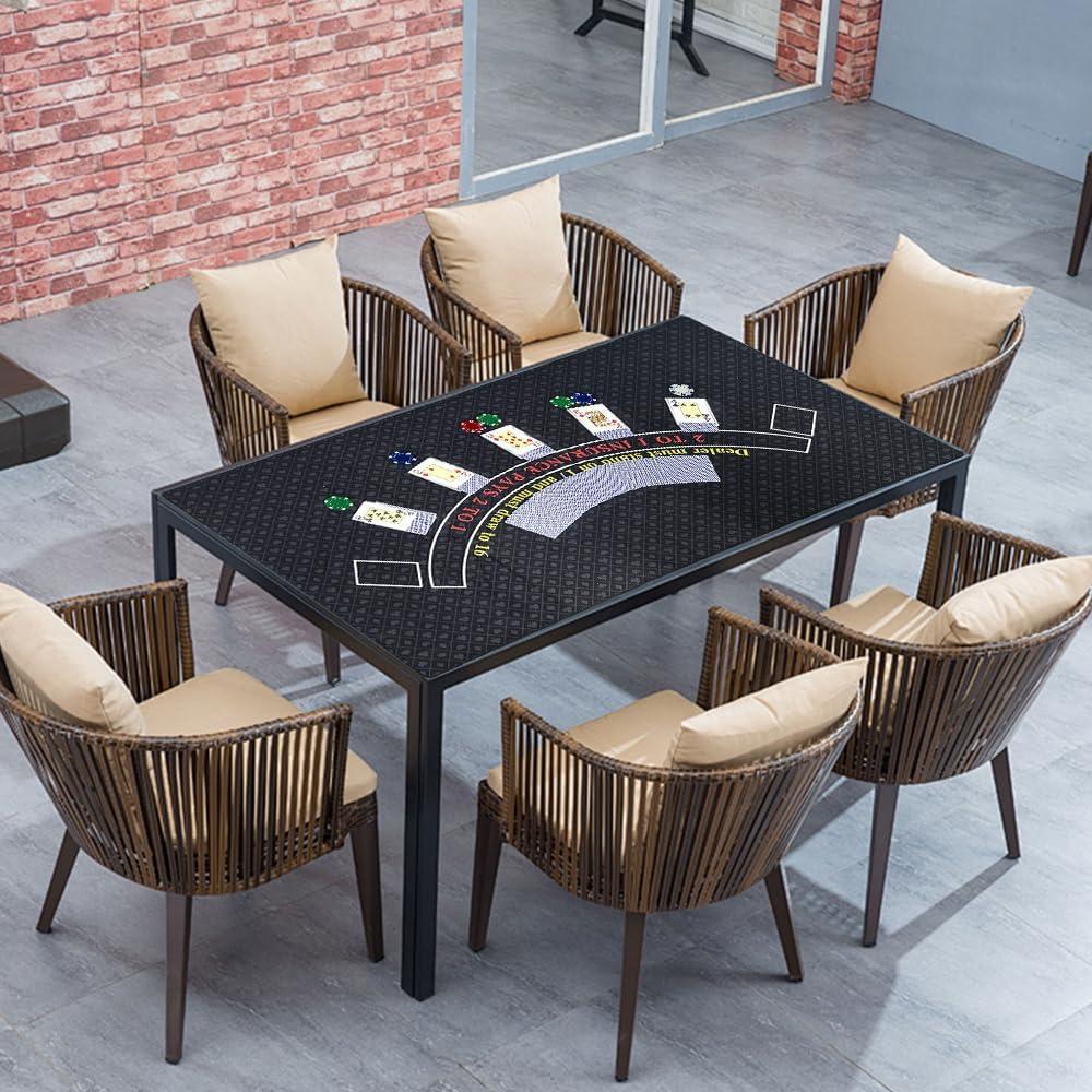 Juego de Ruleta Ygebet 28 cm con Tapete Doble Cara 120 x 58 cm