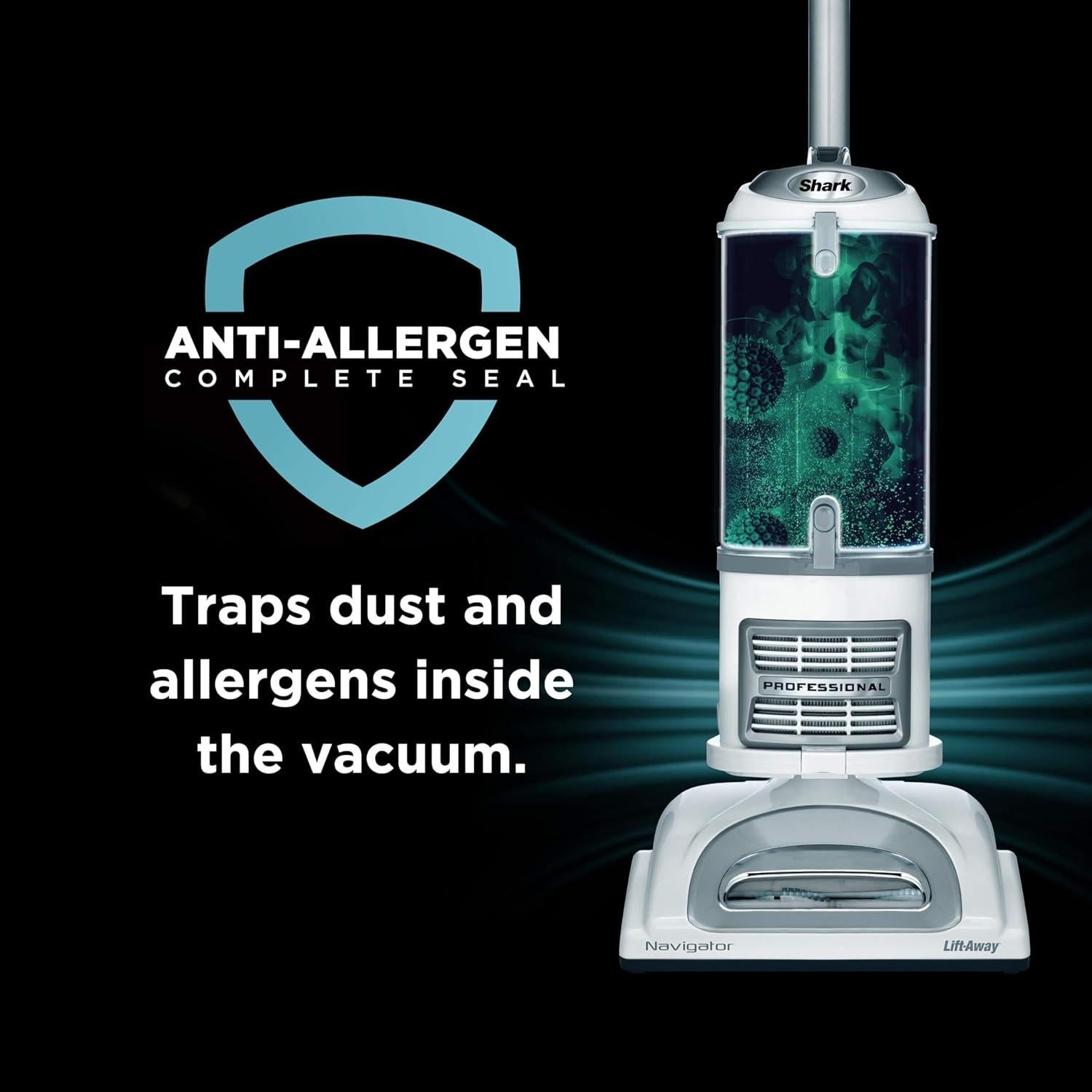 Aspiradora Vertical Shark NV356E Lift-Away 1200W HEPA