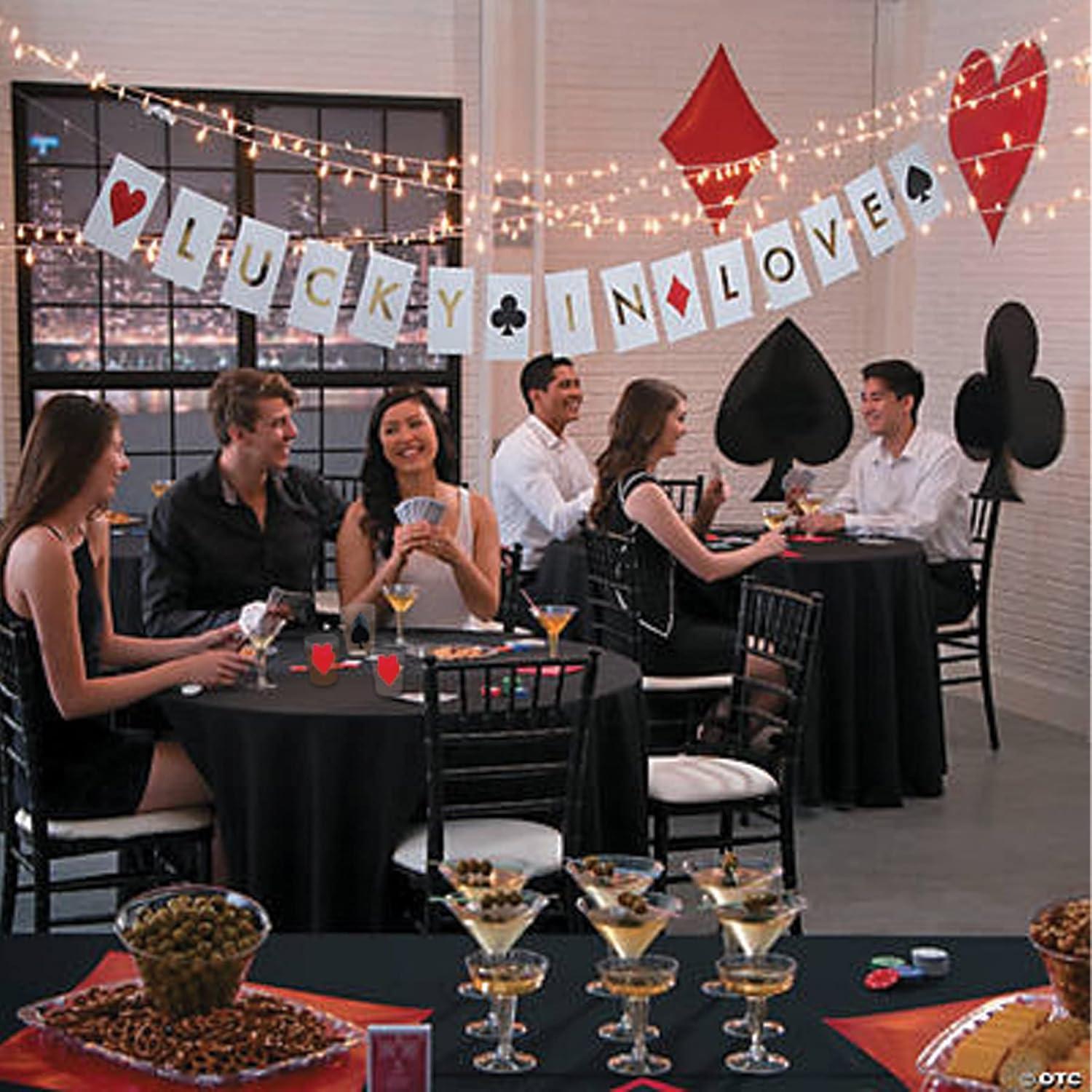 Tribello 24 Copas de Fiesta Casino 59 ml Decorativas