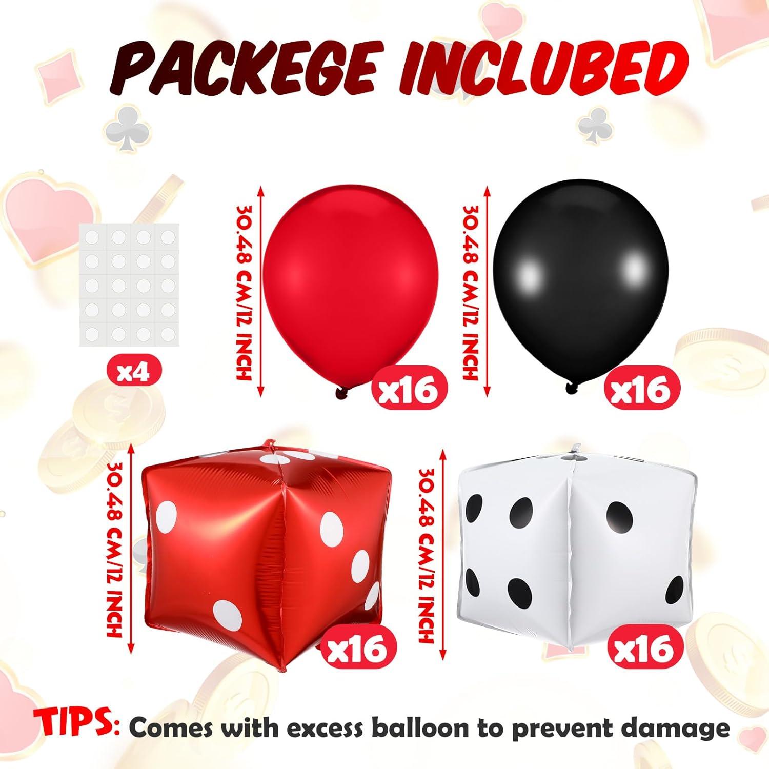 Kit de Decoración Fiesta Casino 8 Juegos MiniInflat