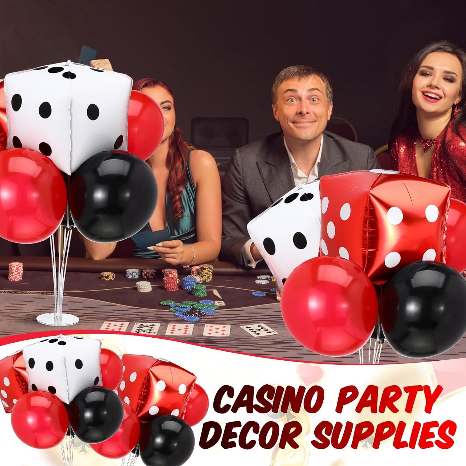 Kit de Decoración Fiesta Casino 8 Juegos MiniInflat