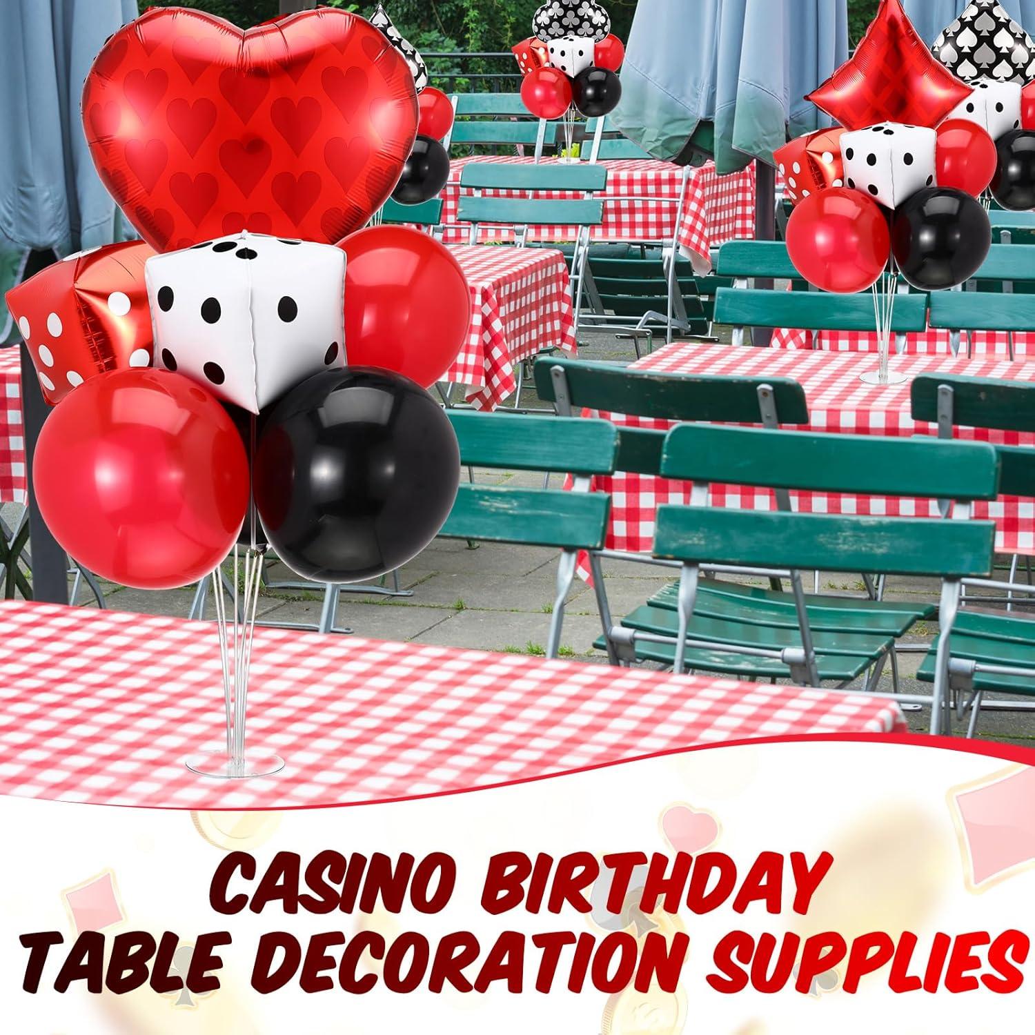 Kit de Decoración Fiesta Casino 8 Juegos MiniInflat