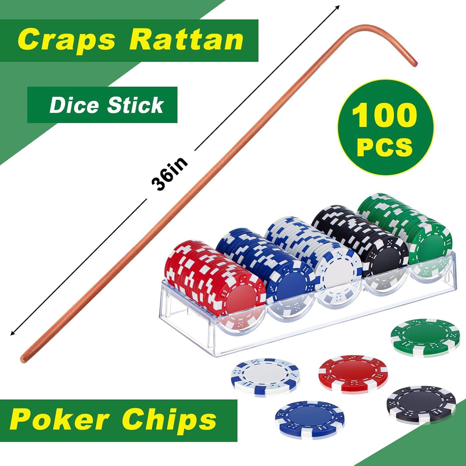 Juego de Mesa de Craps Leyndo con Tapete y Dados de Casino
