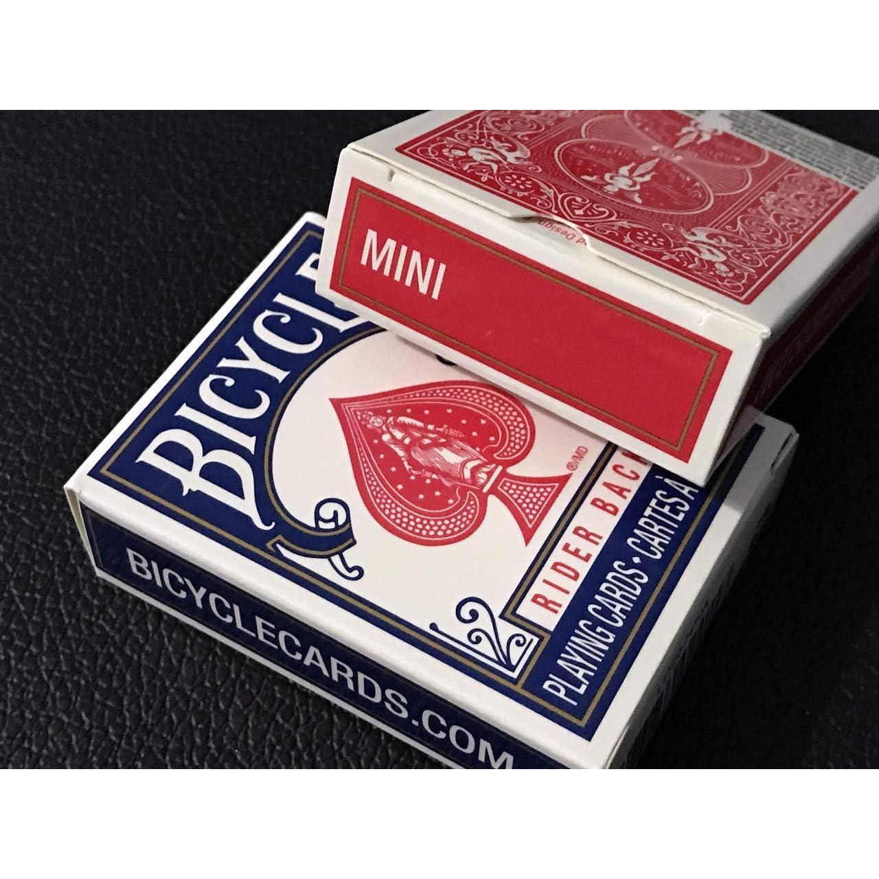 Cartas de Juego Mini Bicycle | Paquete de 2 Barajas | 52 Cartas