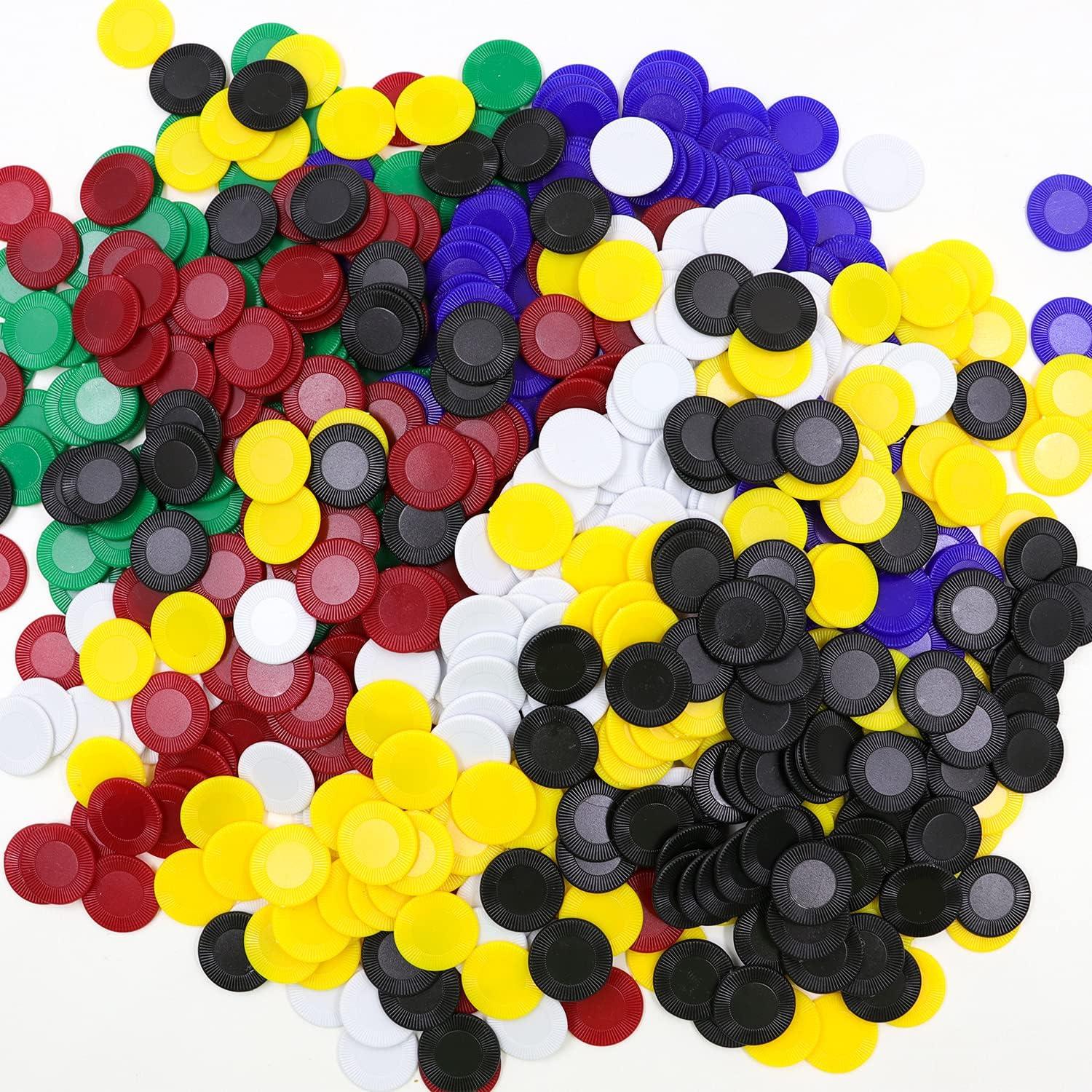 Fichas de Póker Darovly 600 Piezas 2.2 cm Multicolor