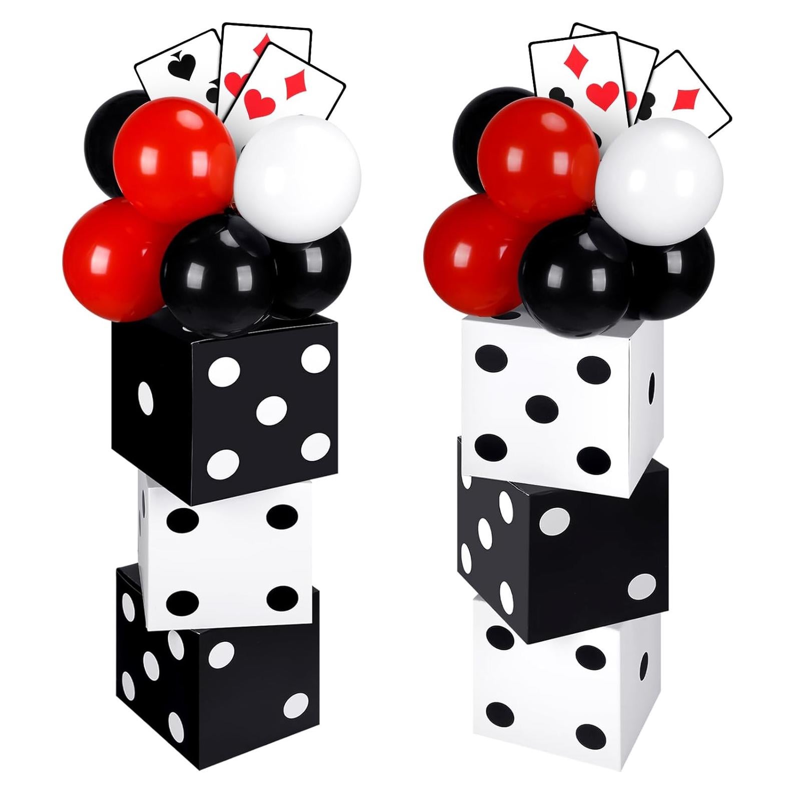 Juego de Decoraciones para Fiesta de Casino 60 Piezas