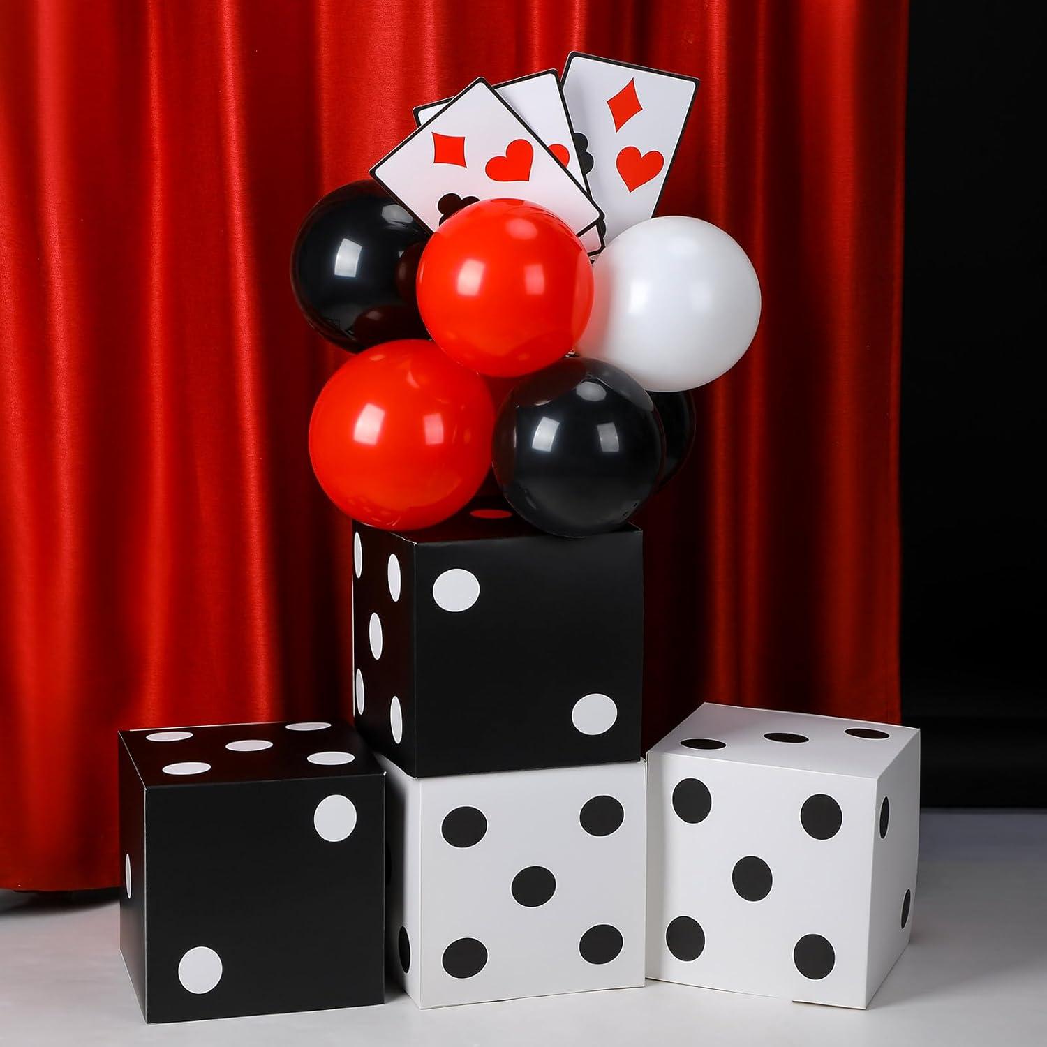 Juego de Decoraciones para Fiesta de Casino 60 Piezas