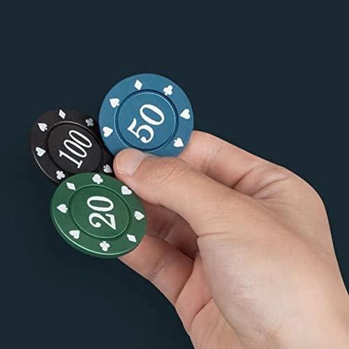 Fichas de Póker IXIGER Set 100 piezas con Bolsa Terciopelo