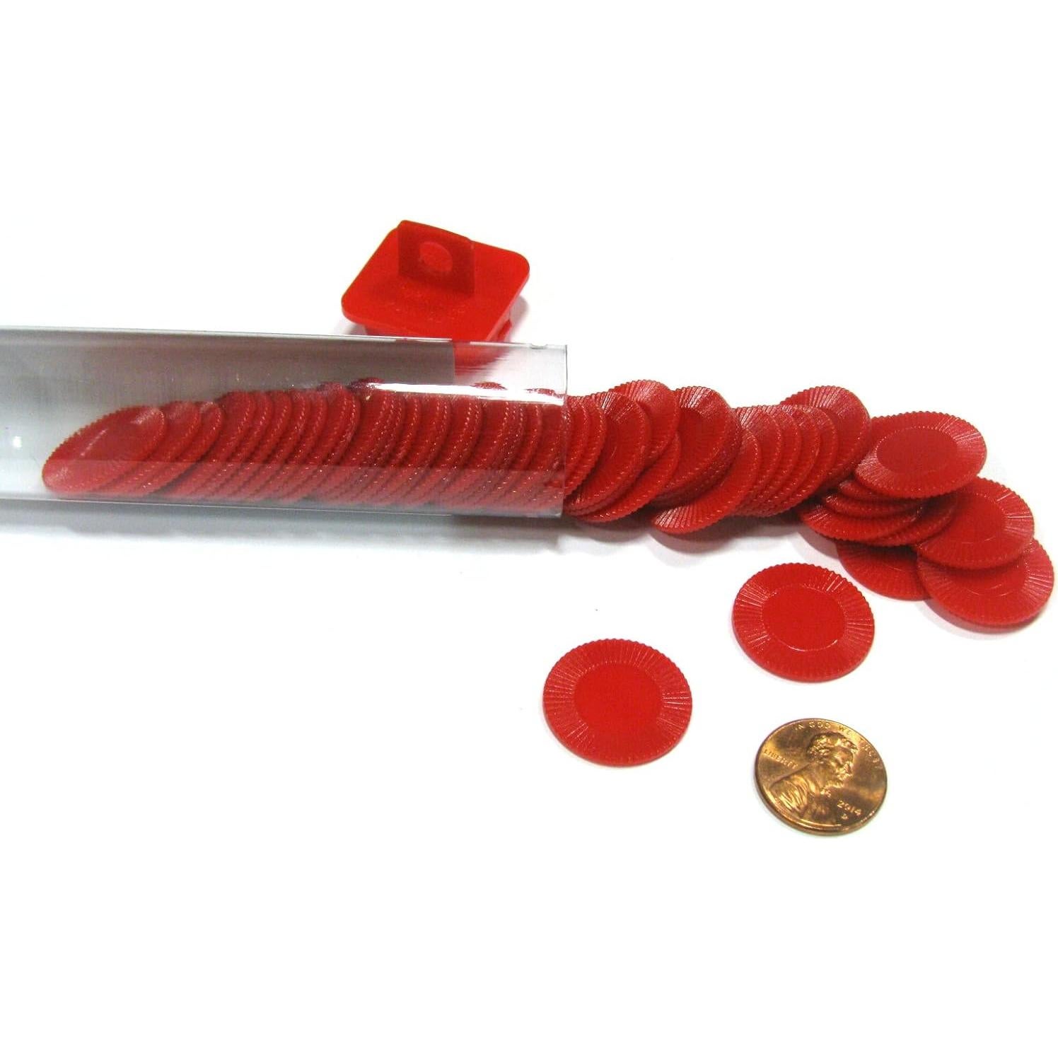Fichas de Póker Mini Rojas Koplow 50 Piezas 2.03 cm