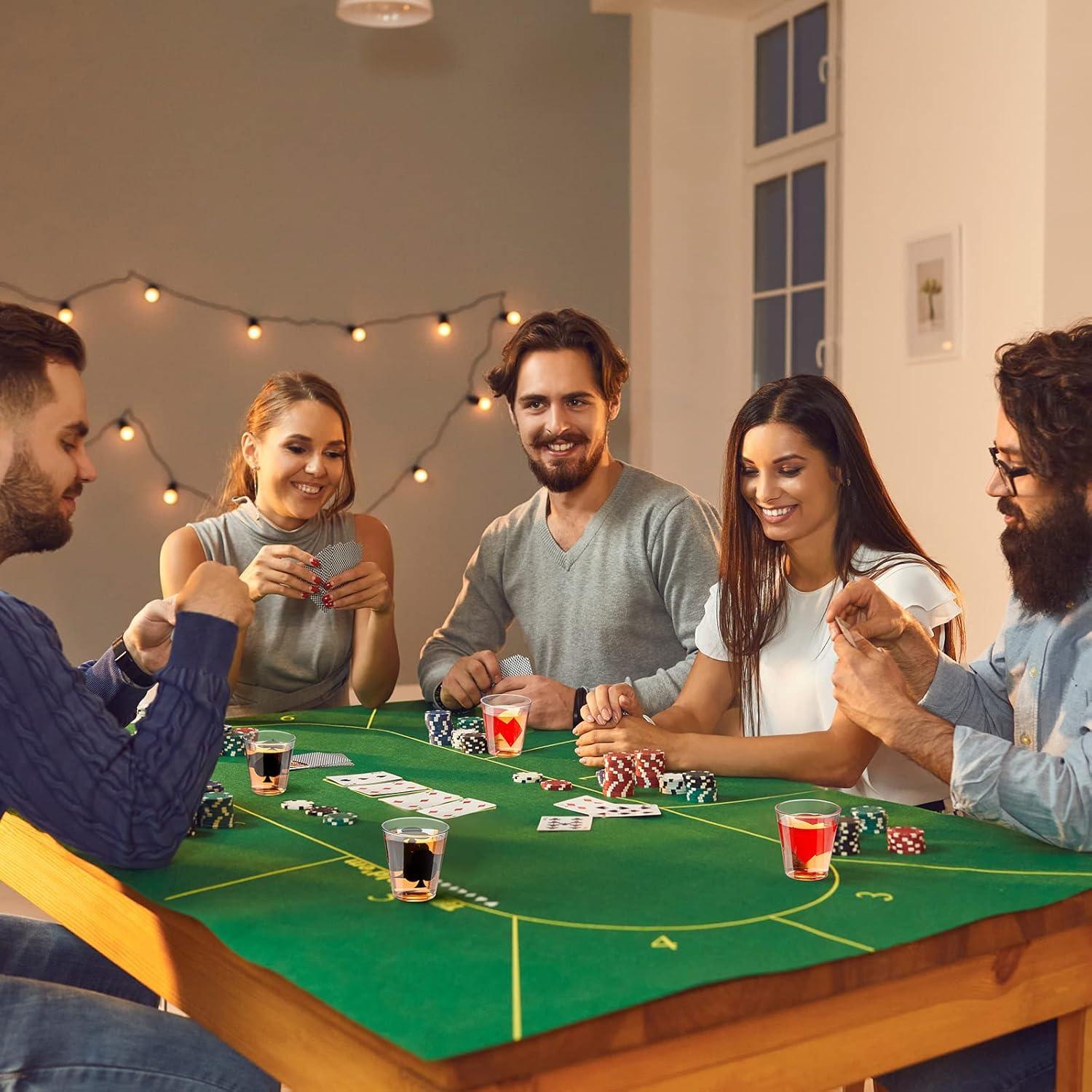 Vasos de Chupito Zubebe 36 Pcs 60 ml para Fiesta de Casino