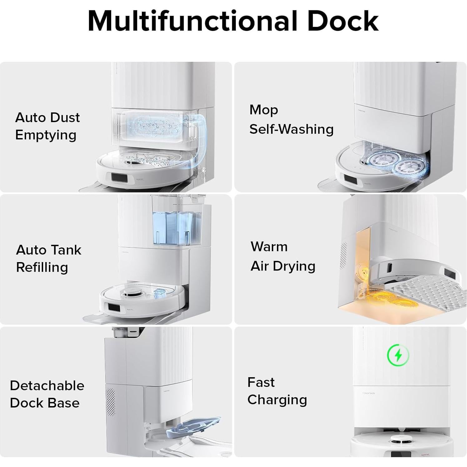 Roborock Qrevo Plus Robot Aspiradora Auto-Vaciado 11.56 kg