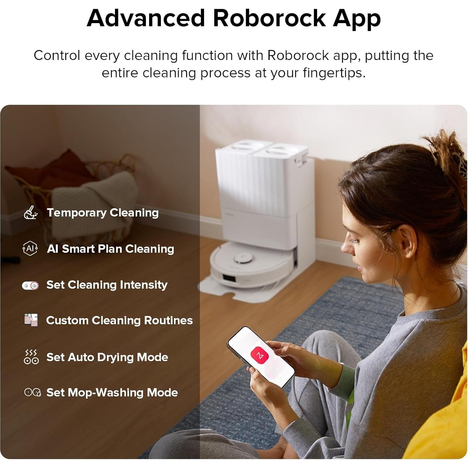 Roborock Qrevo Plus Robot Aspiradora Auto-Vaciado 11.56 kg