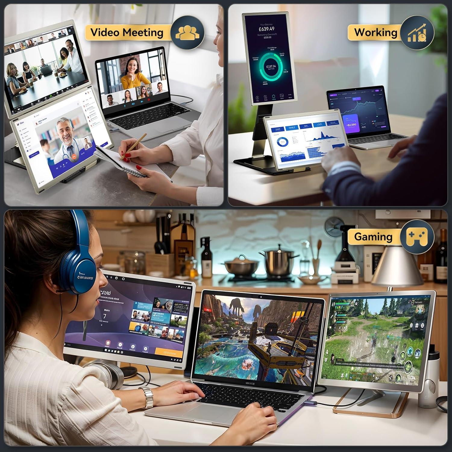 Extensor de Pantalla Teamgee S6 15.6" FHD 1080P Portátil