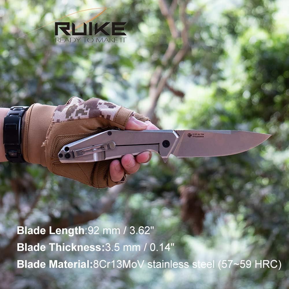 Cuchillo Plegable Ruike P801SF Acero Inoxidable 99mm Camping