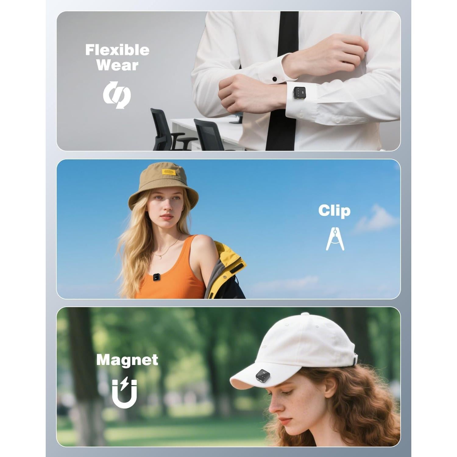 Micrófono Lavalier Inalámbrico EVXVE Tipo-C 48KHz con Estuche