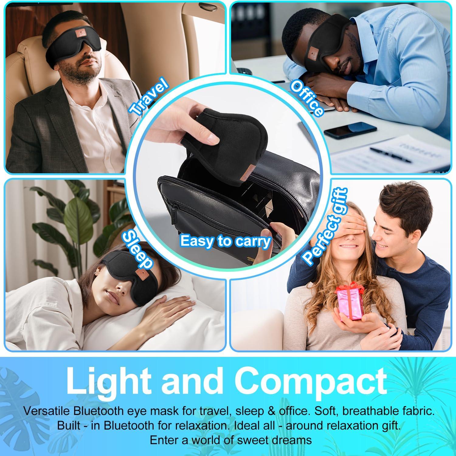 Auriculares para dormir Bluetooth Euralypstic YZ00 3D Negro