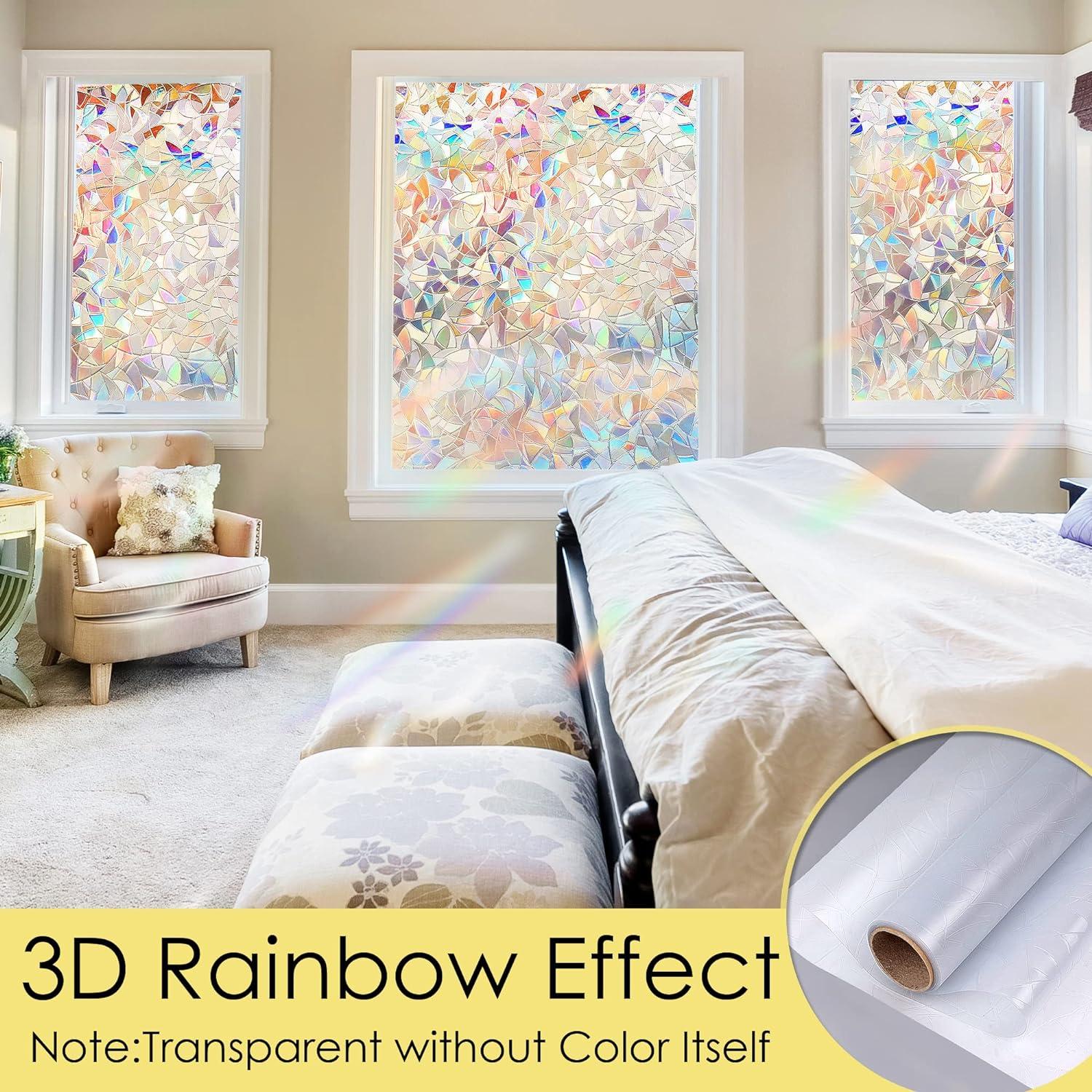 Película de Privacidad Arcoíris STATINT 0.87 m² Vinilo UV