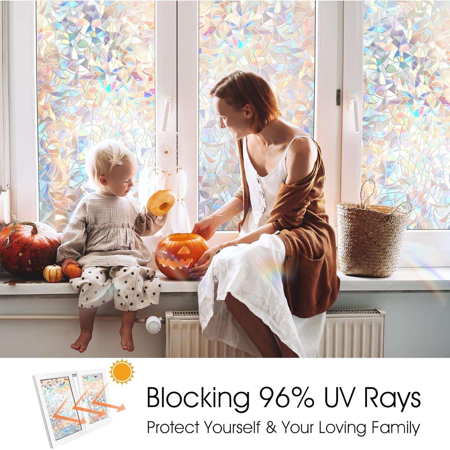 Película de Privacidad Arcoíris STATINT 0.87 m² Vinilo UV