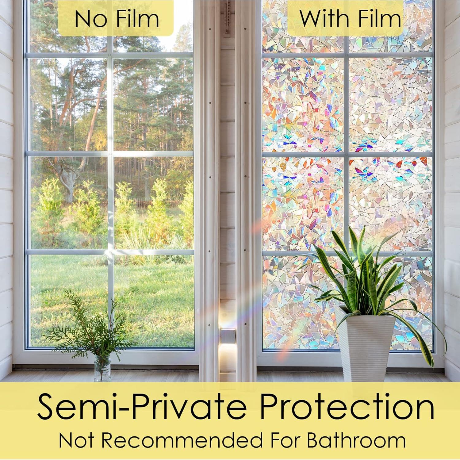 Película de Privacidad Arcoíris STATINT 0.87 m² Vinilo UV