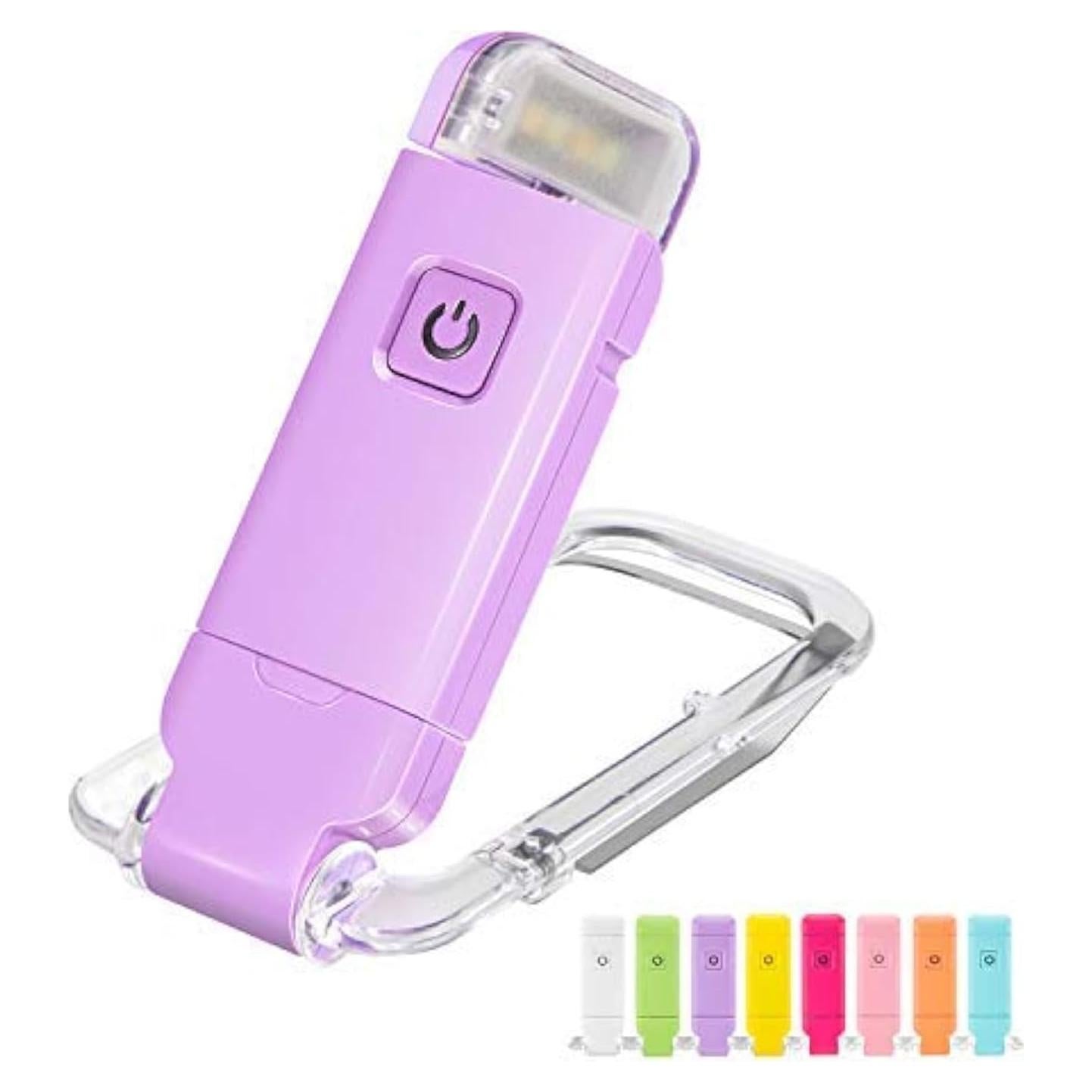 Luz de Libro Recargable HONWELL H008YW-V LED Clip On 3 Brillos