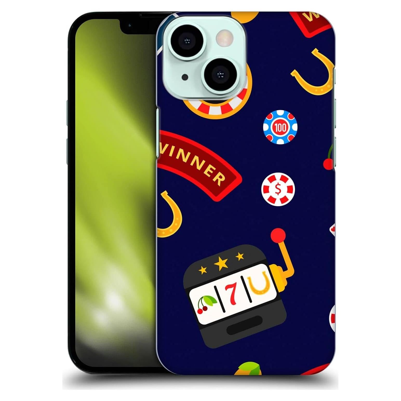 Funda Dura Suerte de Casino Haroulita para iPhone 13 Mini