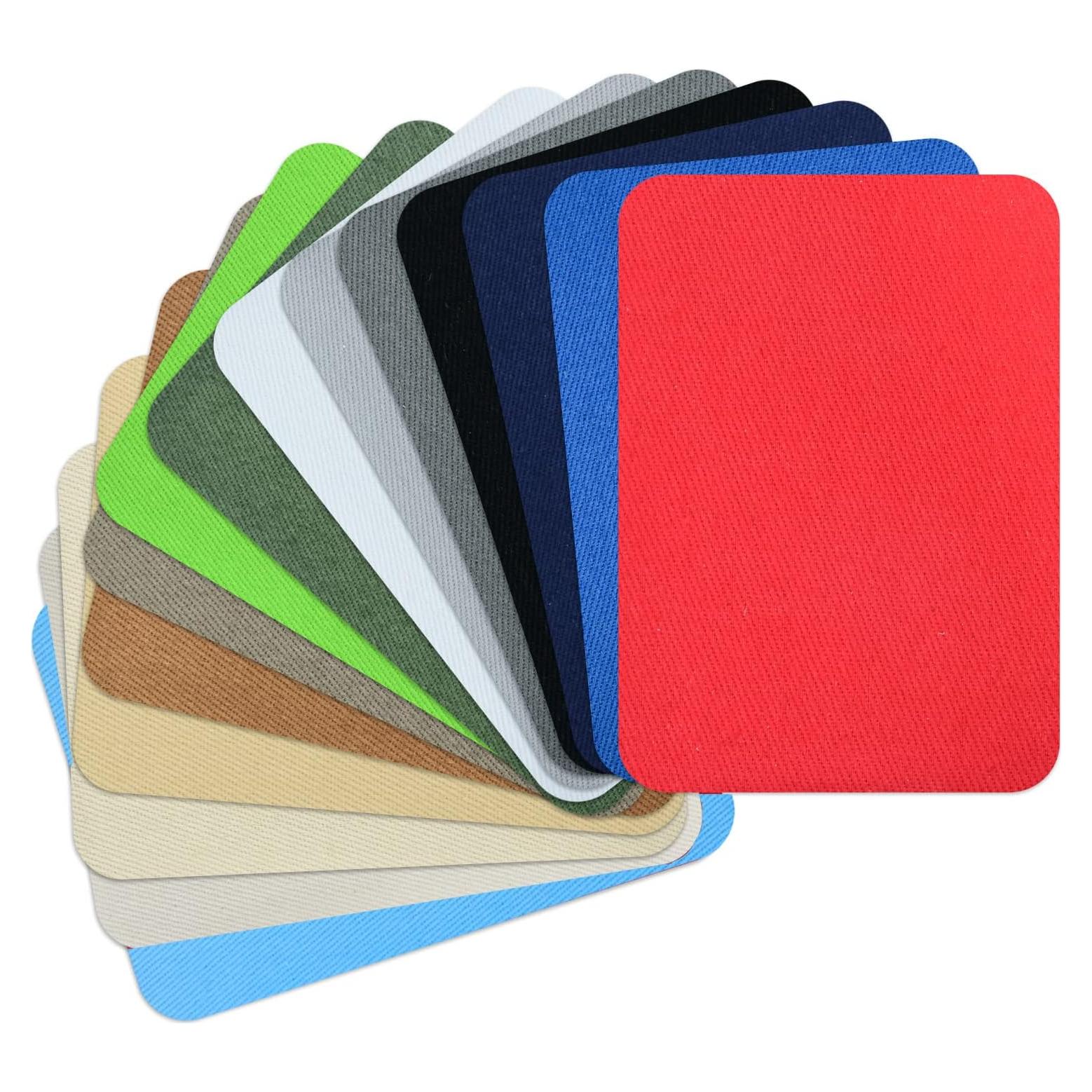 15 Piezas Parches de Tela Algodón Multicolores Guokuai 7.5x10.5cm