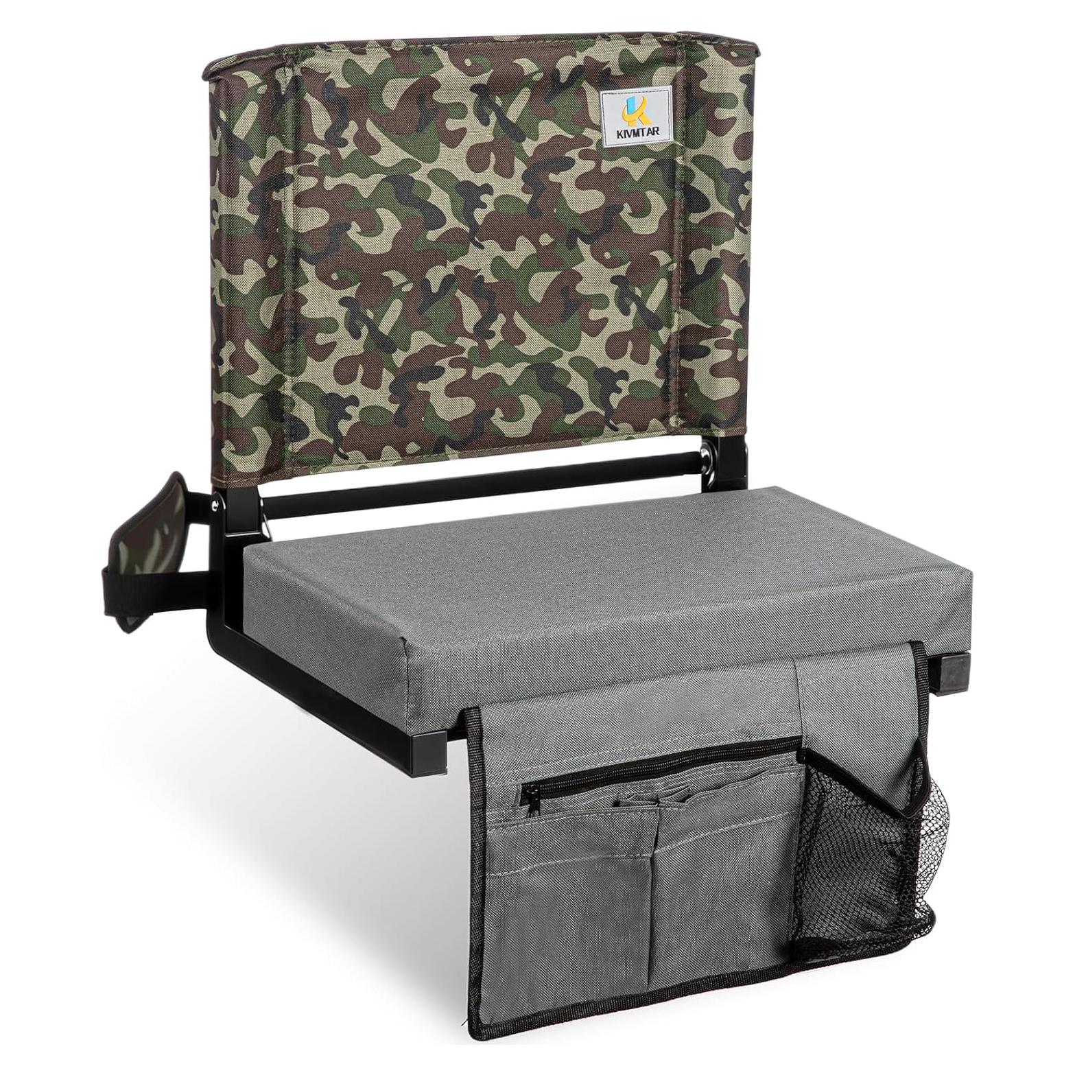 Asiento de Estadio KIVMTAR JS005 Camuflaje con Respaldo