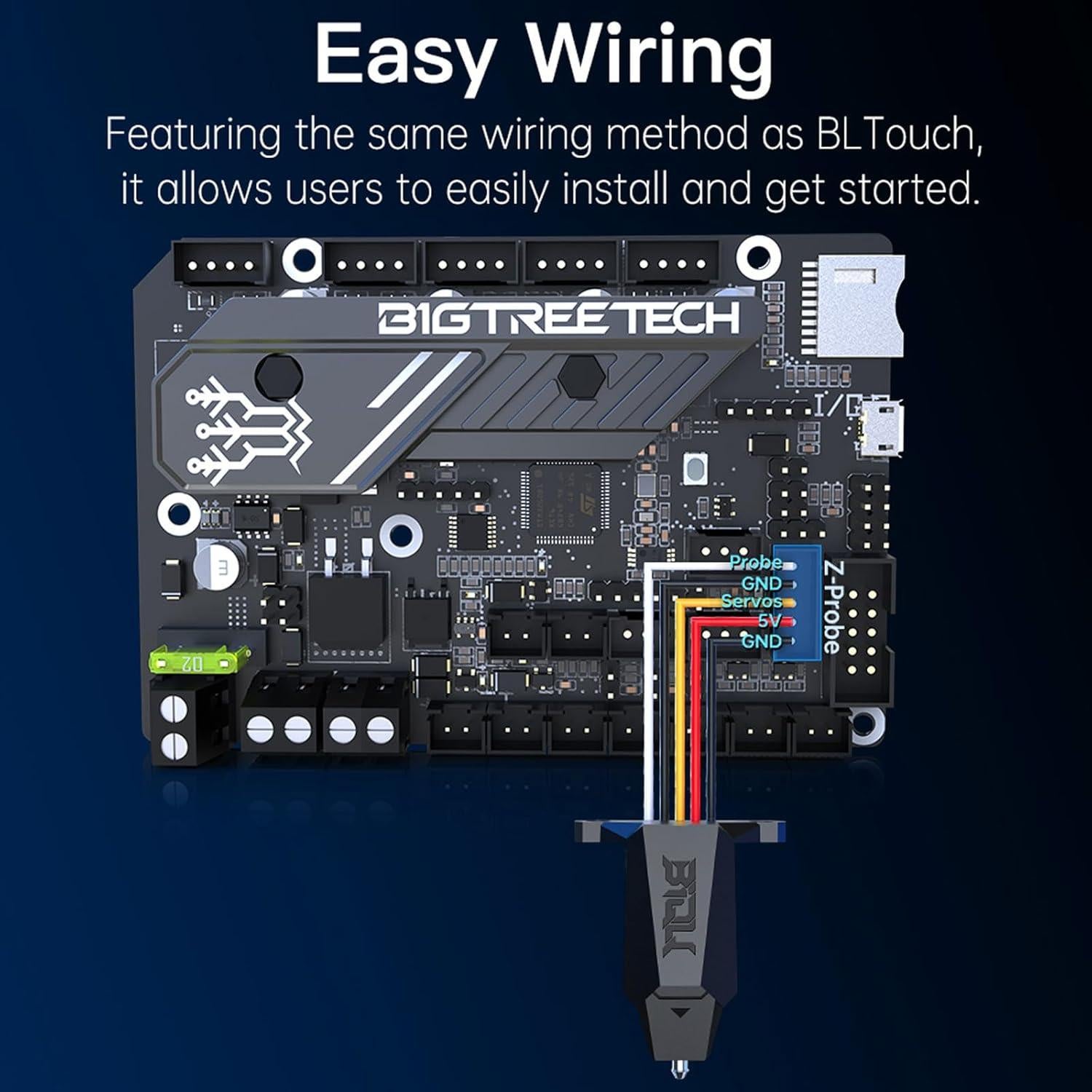 Placa de Control BIGTREETECH SKR Mini E3 V3.0 + MicroProbe V2