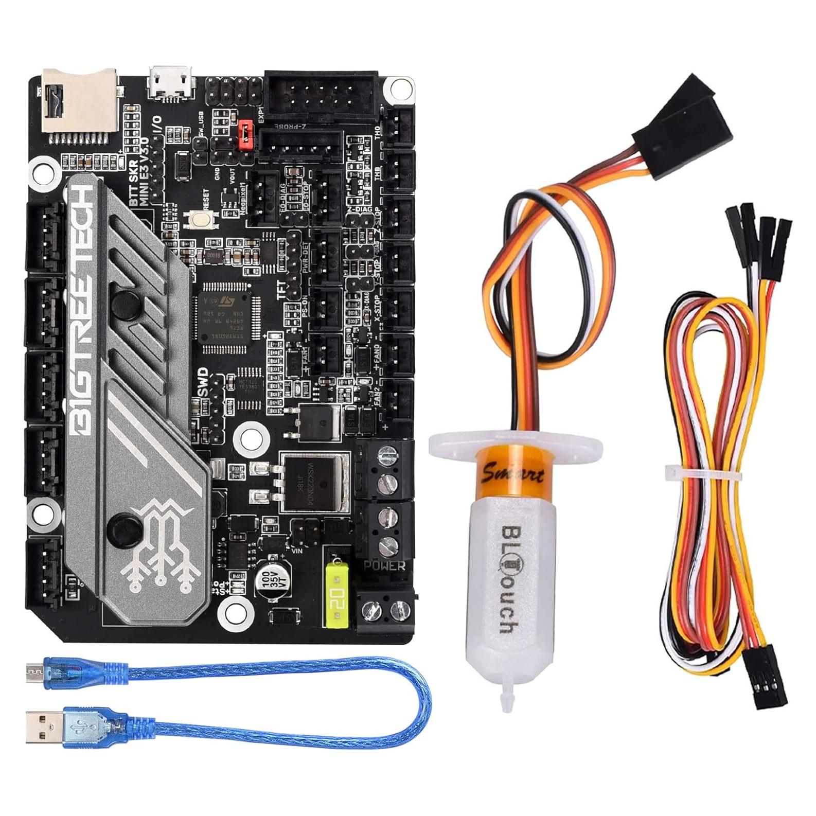 Placa de Control 32Bit BIGTREETECH SKR Mini E3 V3.0 con BLTouch y Cable 80cm
