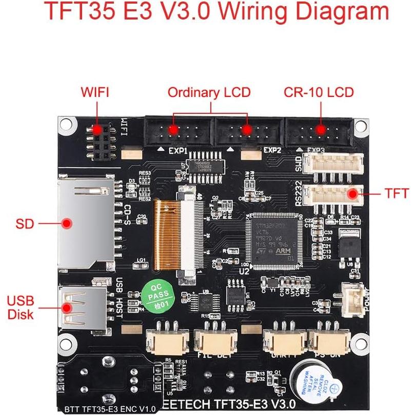 Placa de Control 32Bit BIGTREETECH SKR Mini E3 V2.0 + TFT35 E3 V3.0