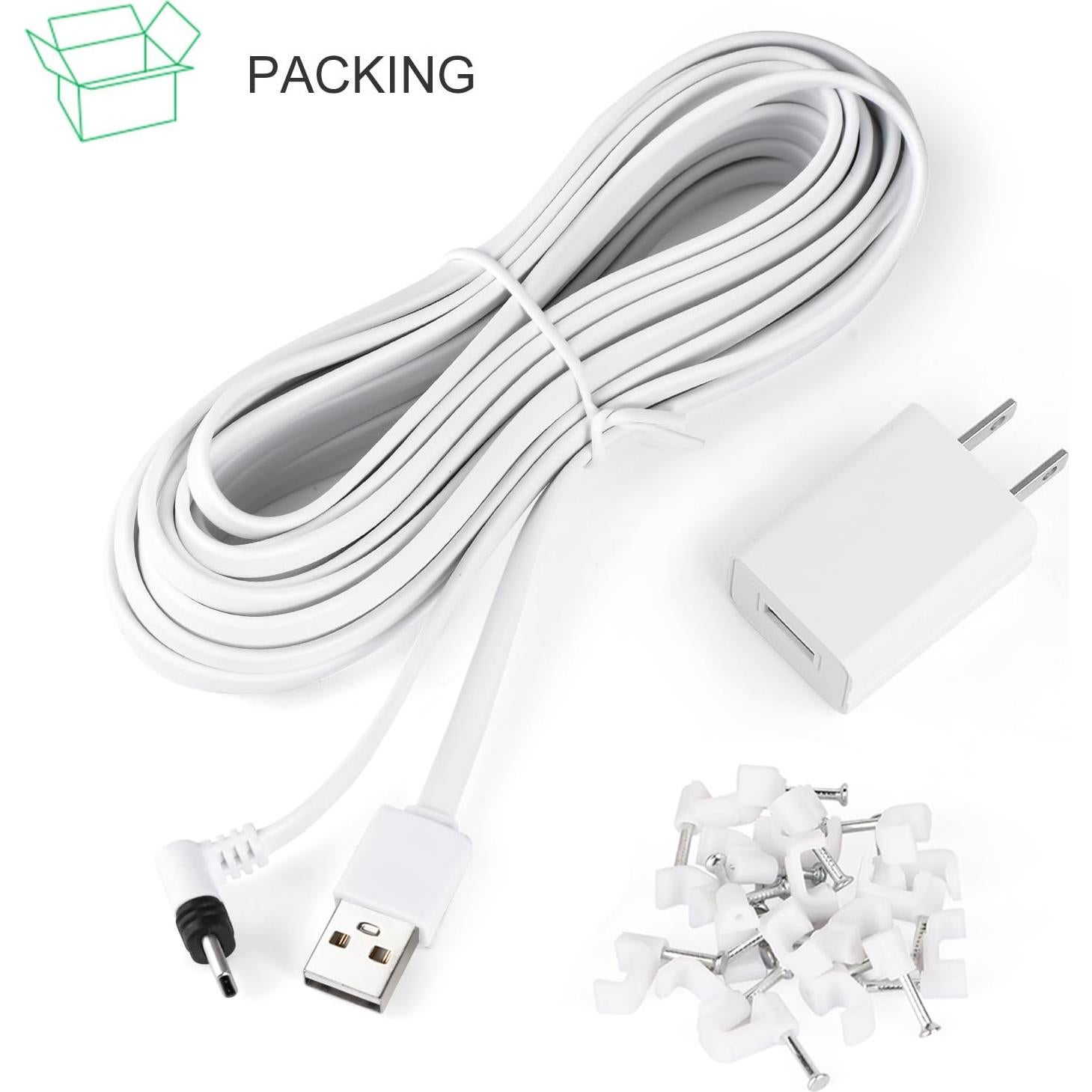 Cable de Alimentación 7.5m ALERTCAM para Cámara Arlo Essential 2K