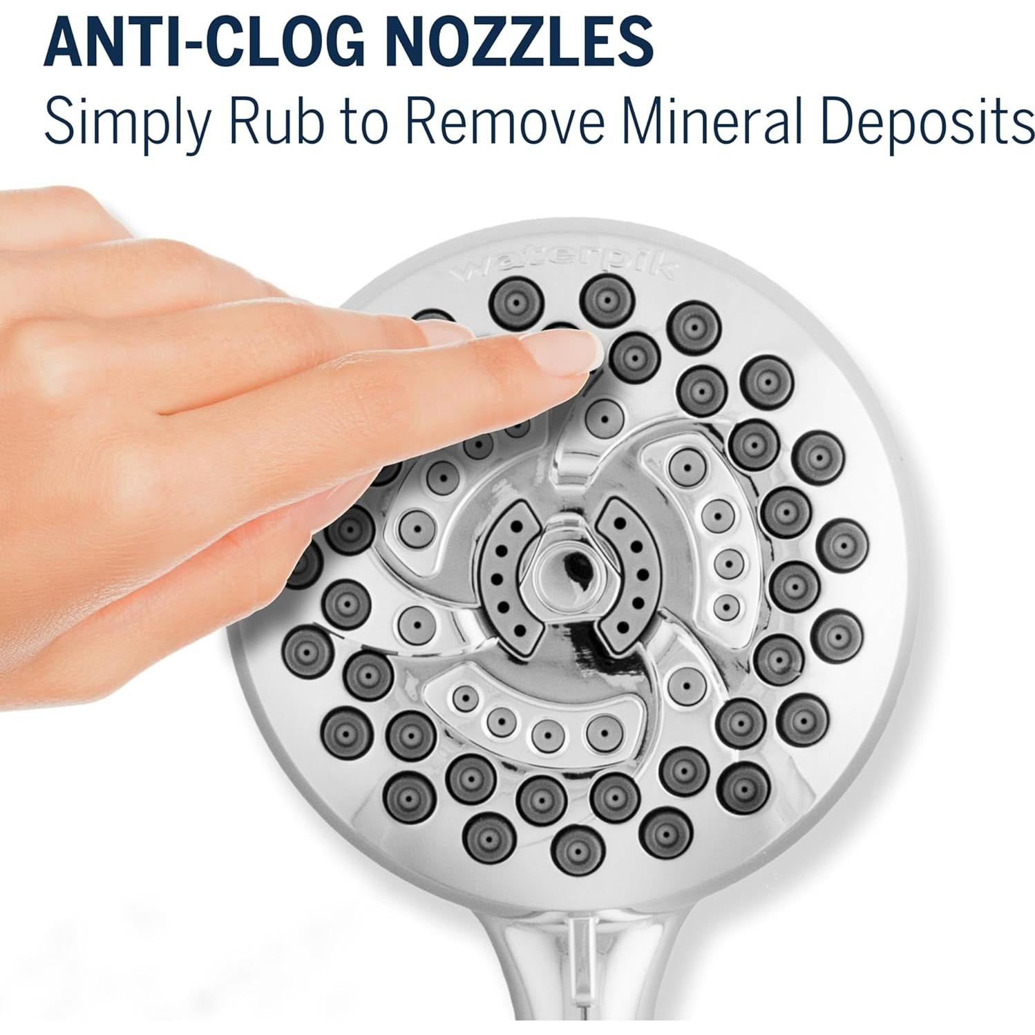 Cabezal de Ducha de Mano Waterpik XRO-763E Cromo 7 Modos