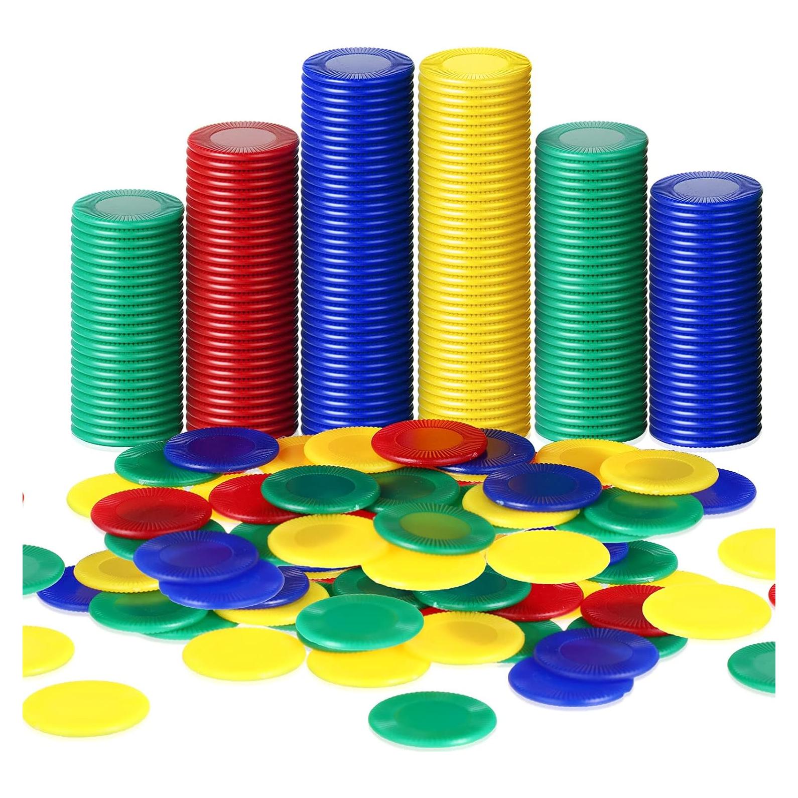 Fichas de Póker Skylety 400 Piezas Plástico 4 Colores