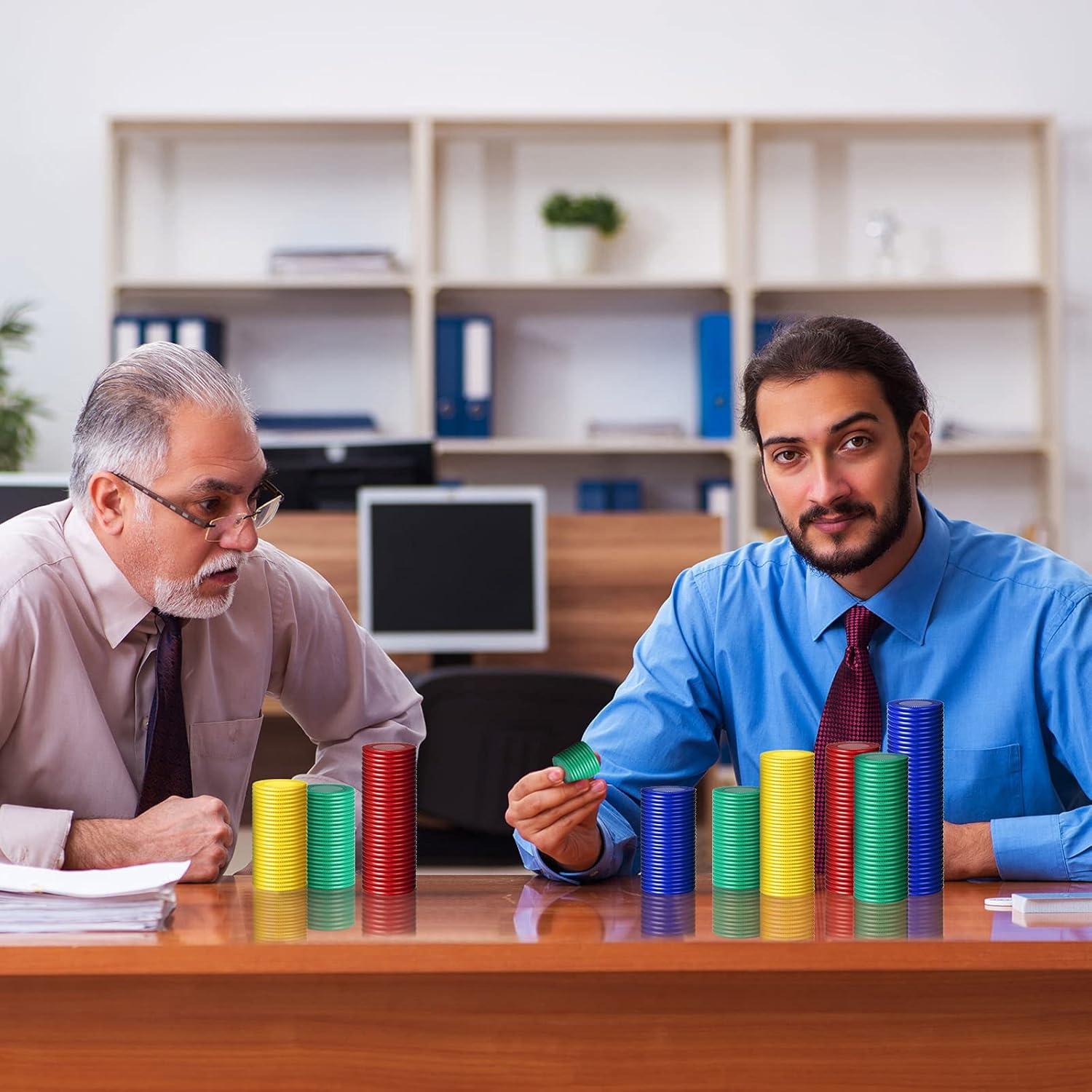 Fichas de Póker Skylety 400 Piezas Plástico 4 Colores