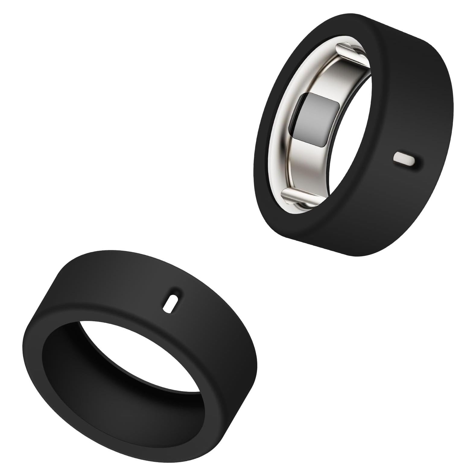 Cubierta Protectora TPU para Oura Ring 4 y Gen 3 - Negro
