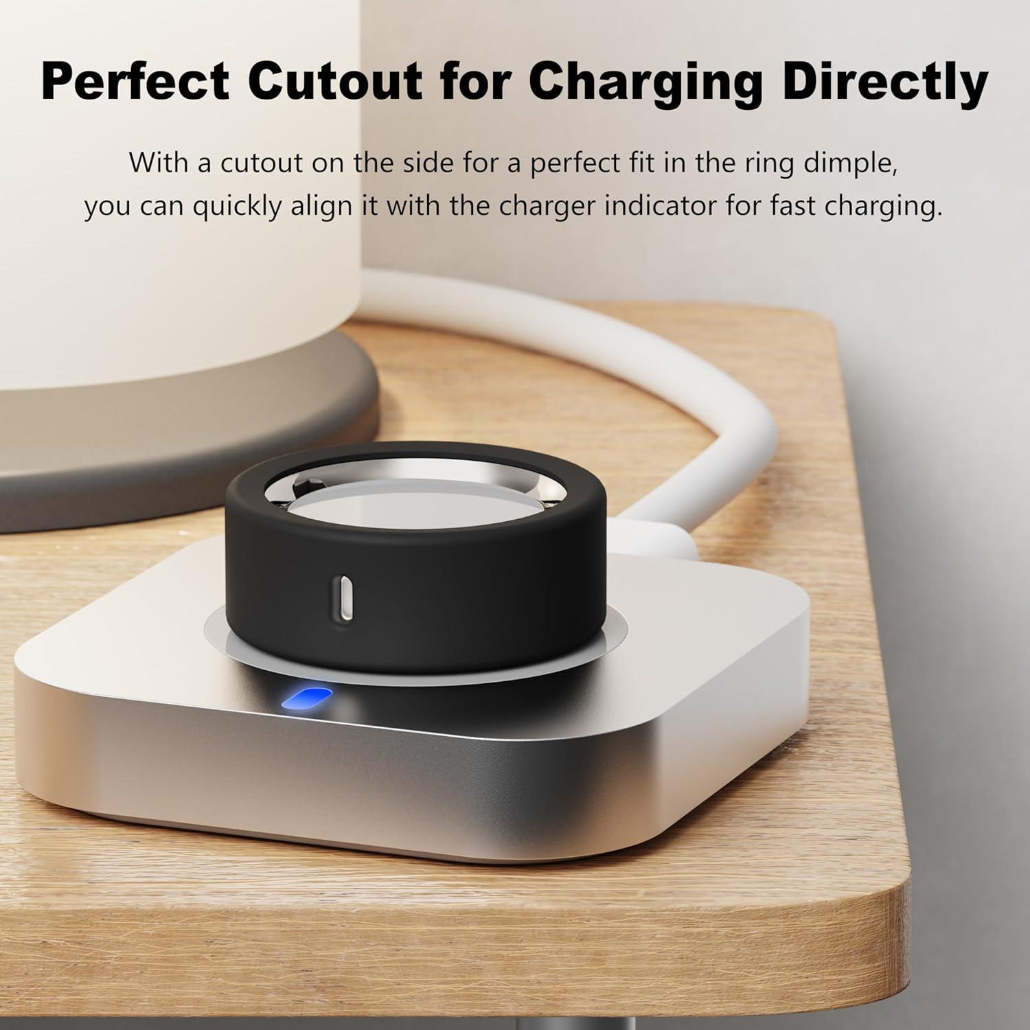 Cubierta Protectora TPU para Oura Ring 4 y Gen 3 - Negro