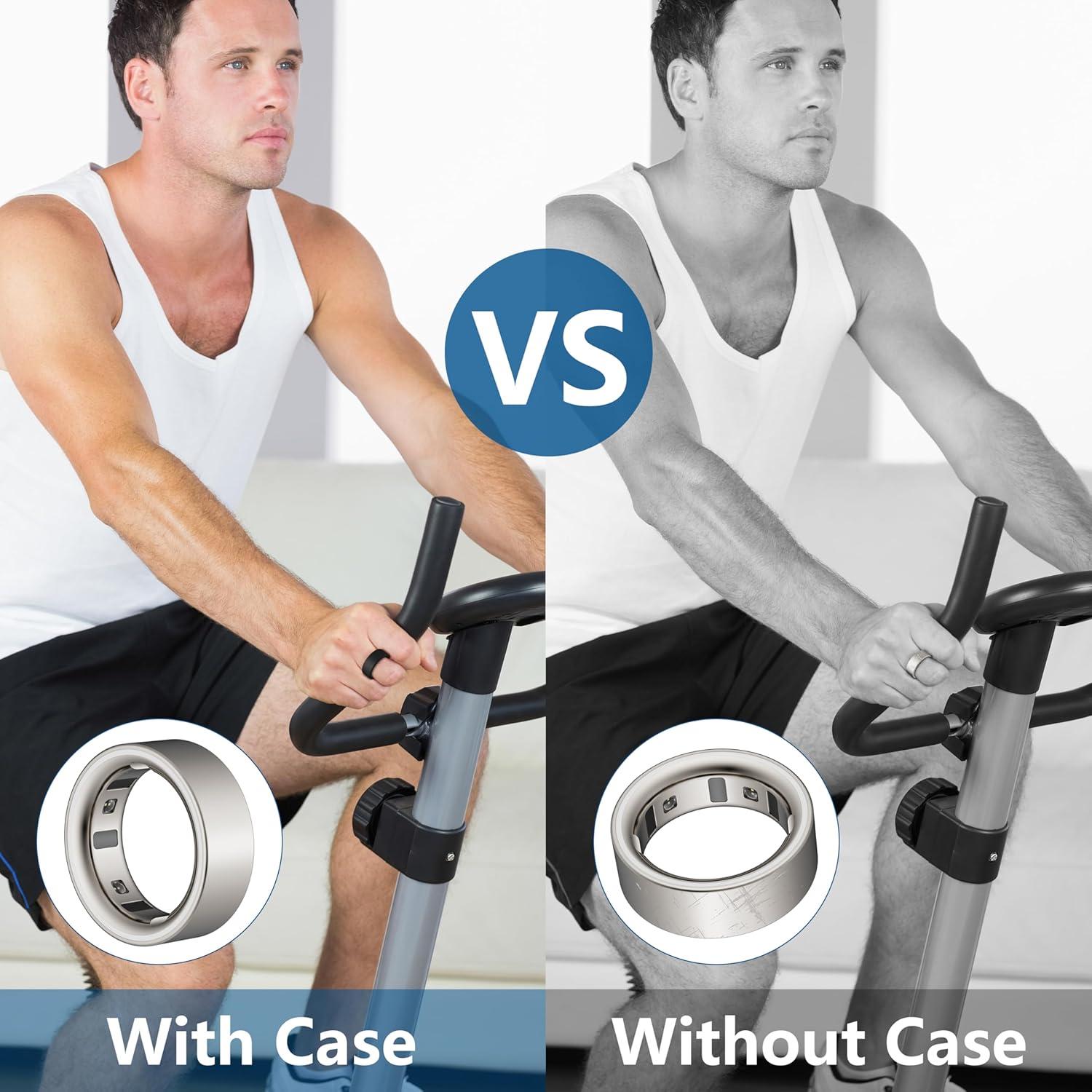 Cubierta Protectora TPU para Oura Ring 4 y Gen 3 - Negro